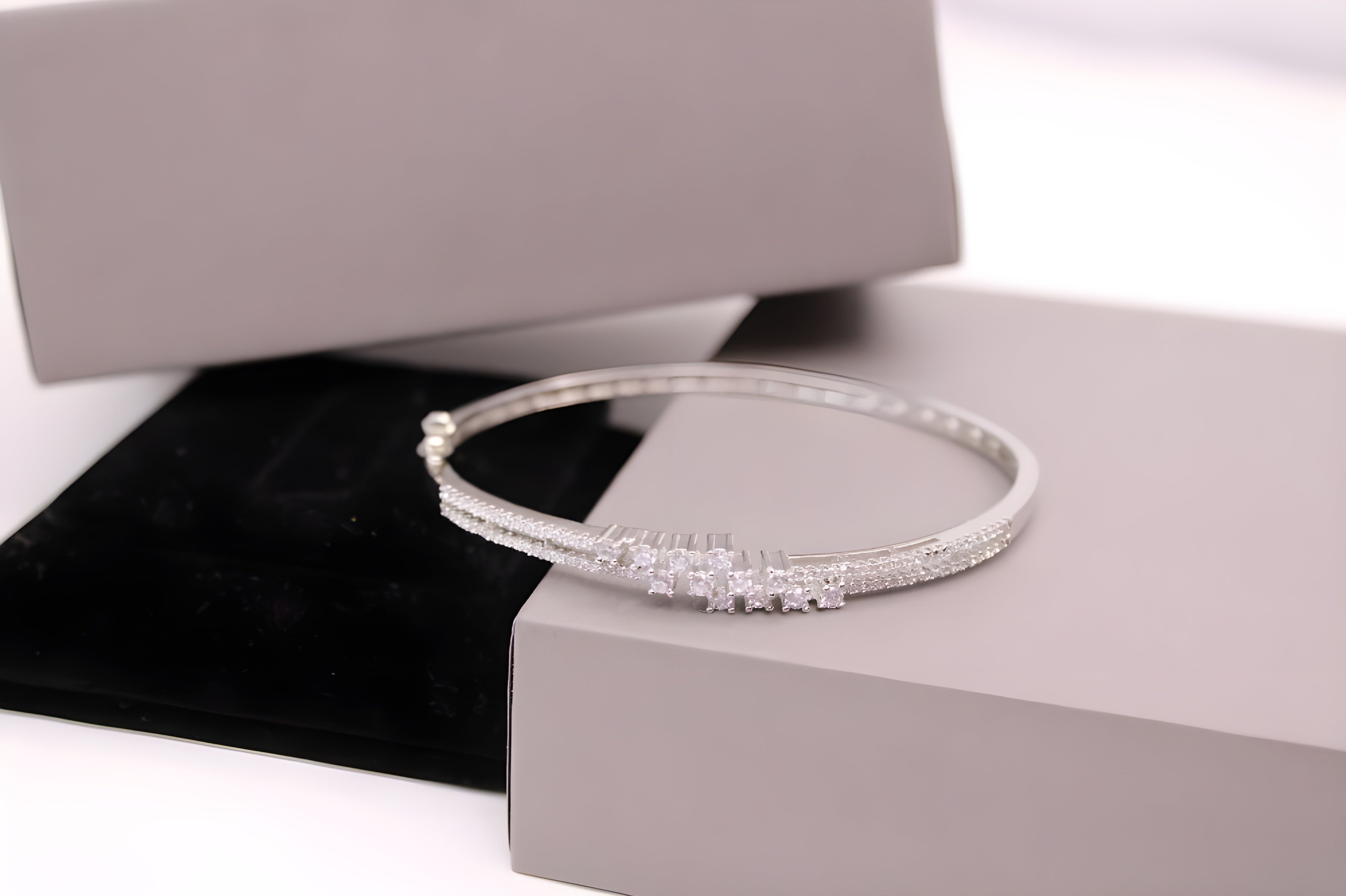 Silver Toned Radiance Bracelet