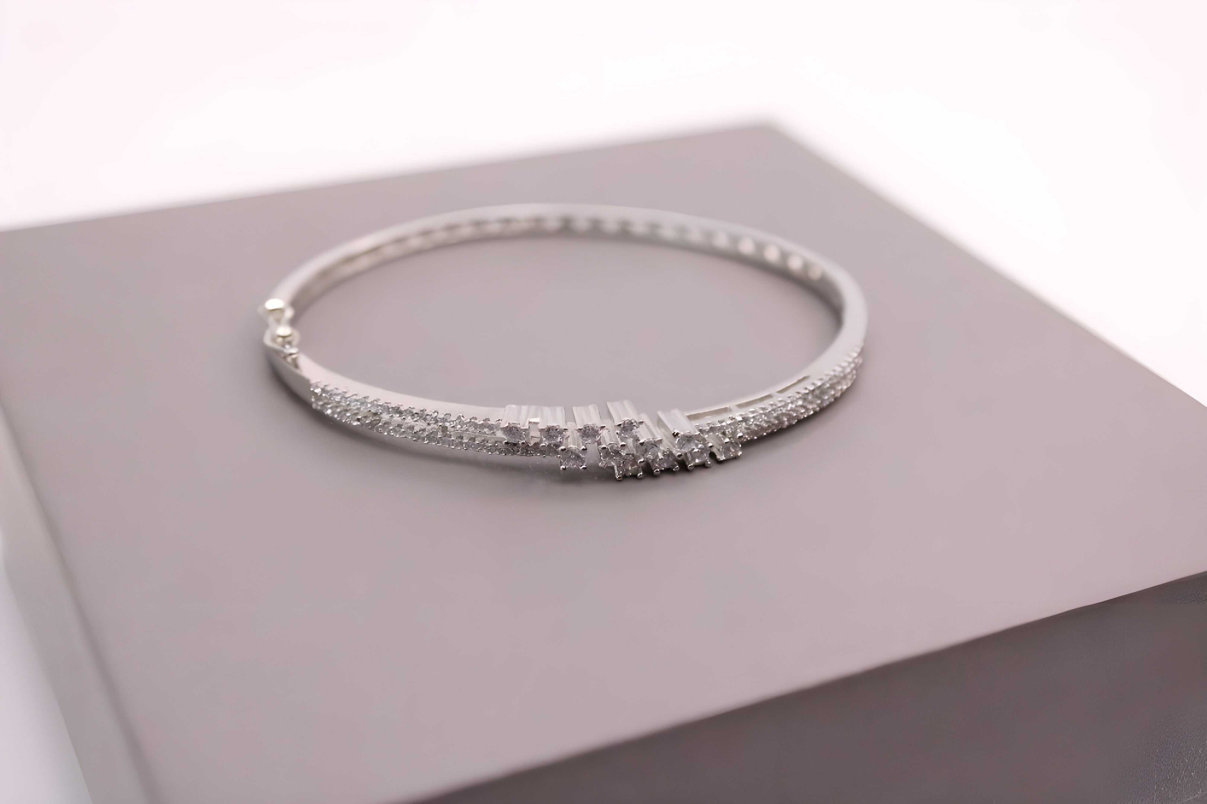 Silver Toned Radiance Bracelet