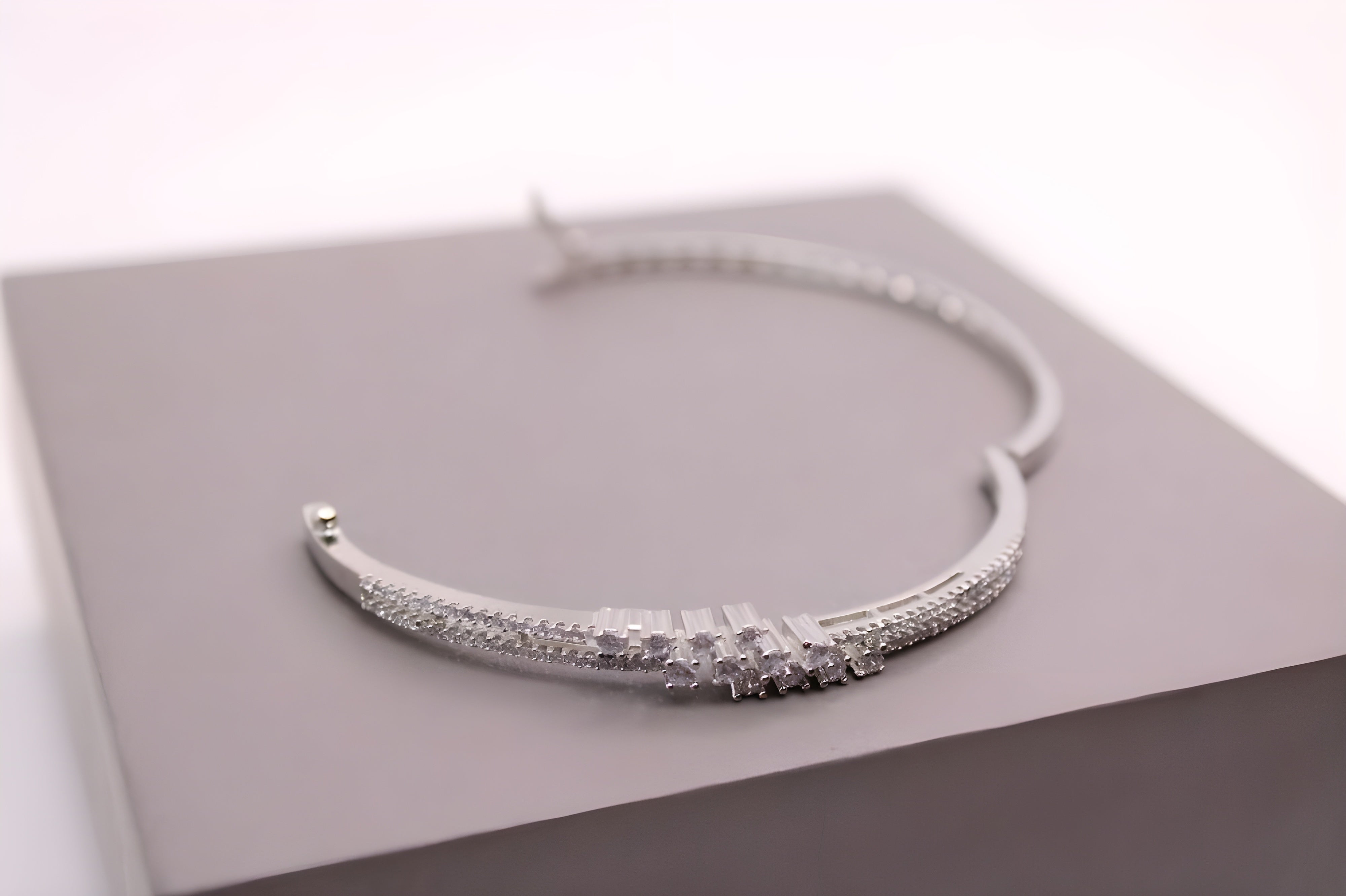 Silver Toned Radiance Bracelet