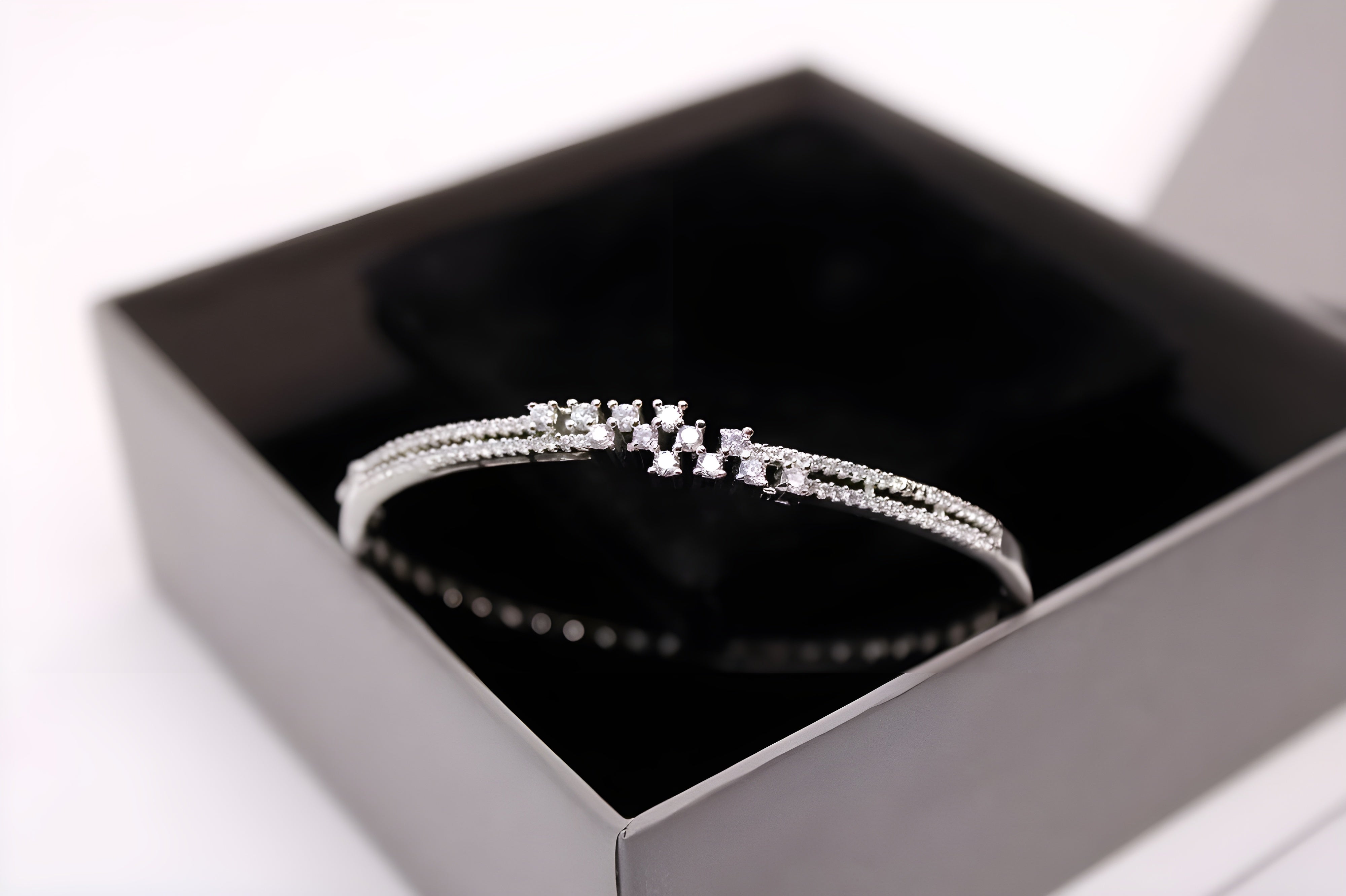 Silver Toned Radiance Bracelet