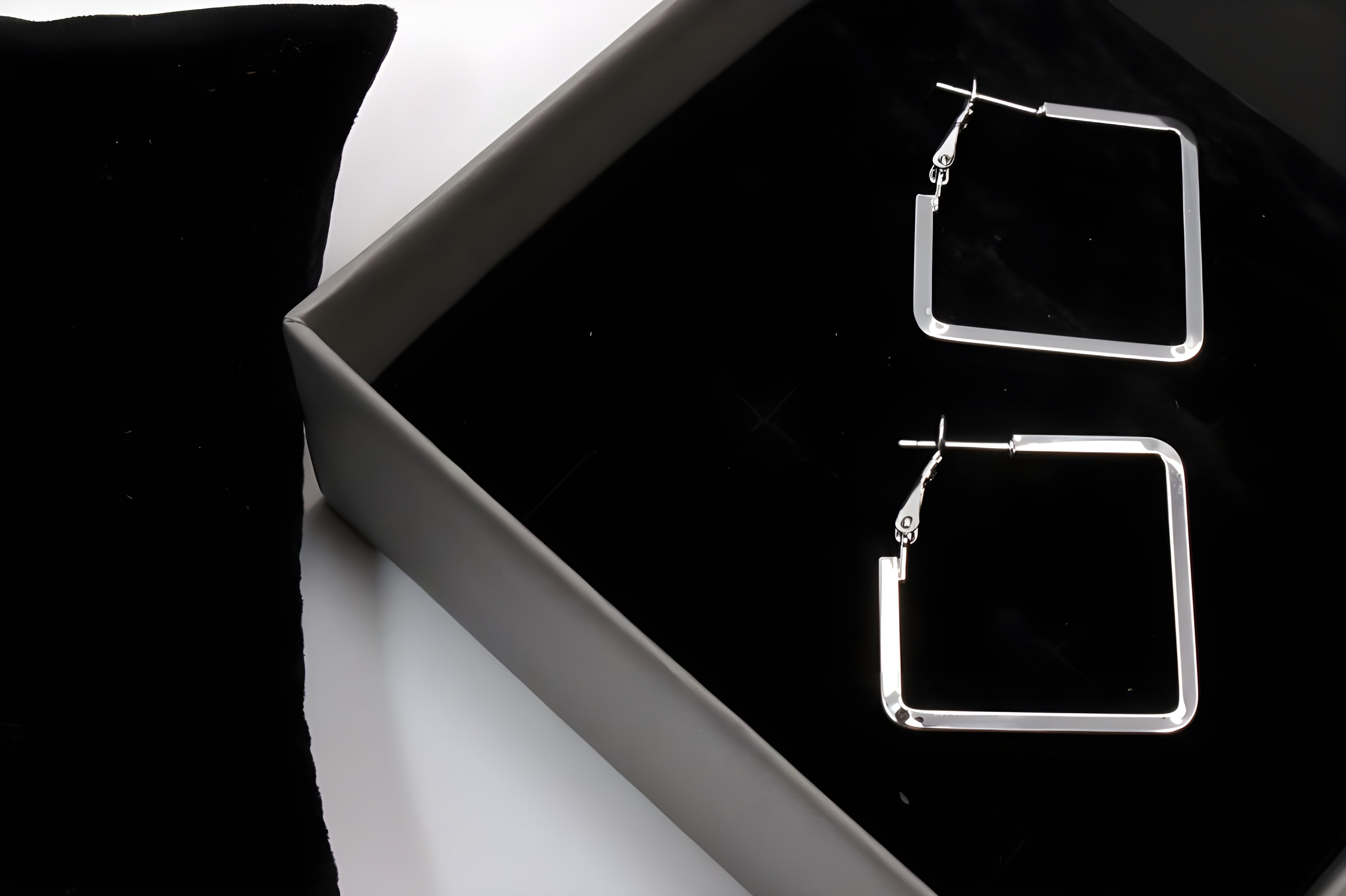 Square Luxe Hoop Earrings