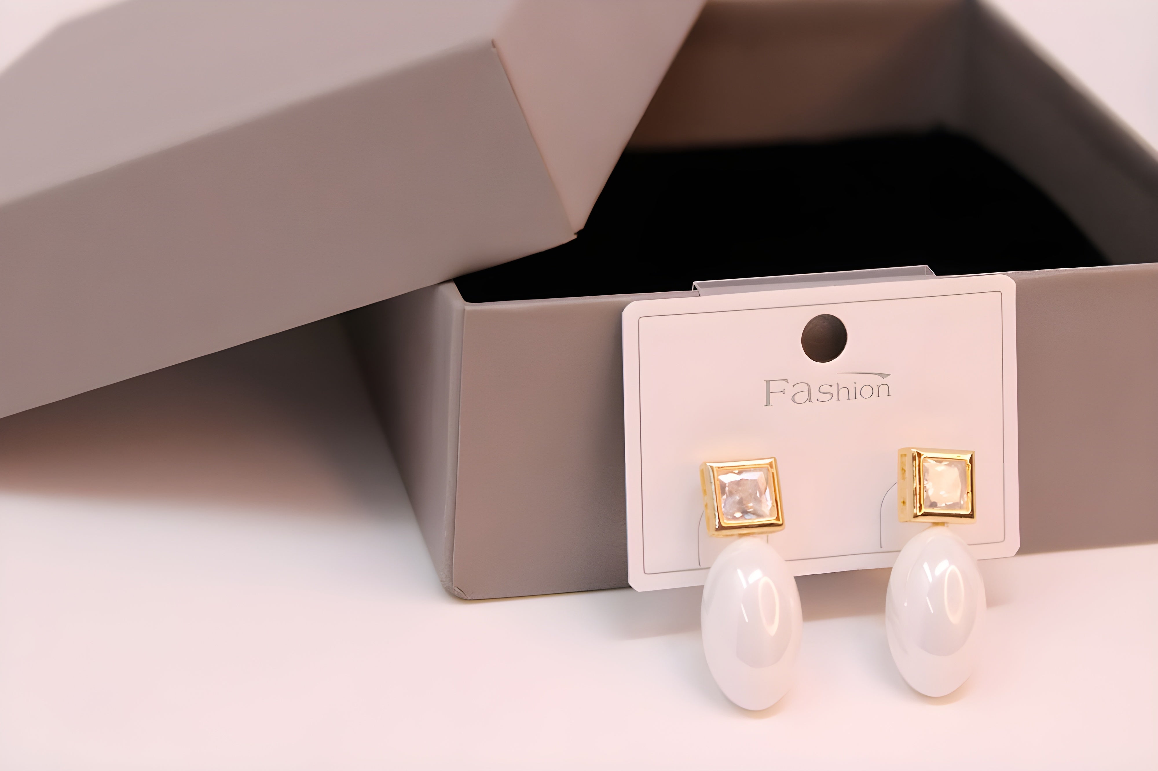 Artificial Pearl Radiance Drop Earrings