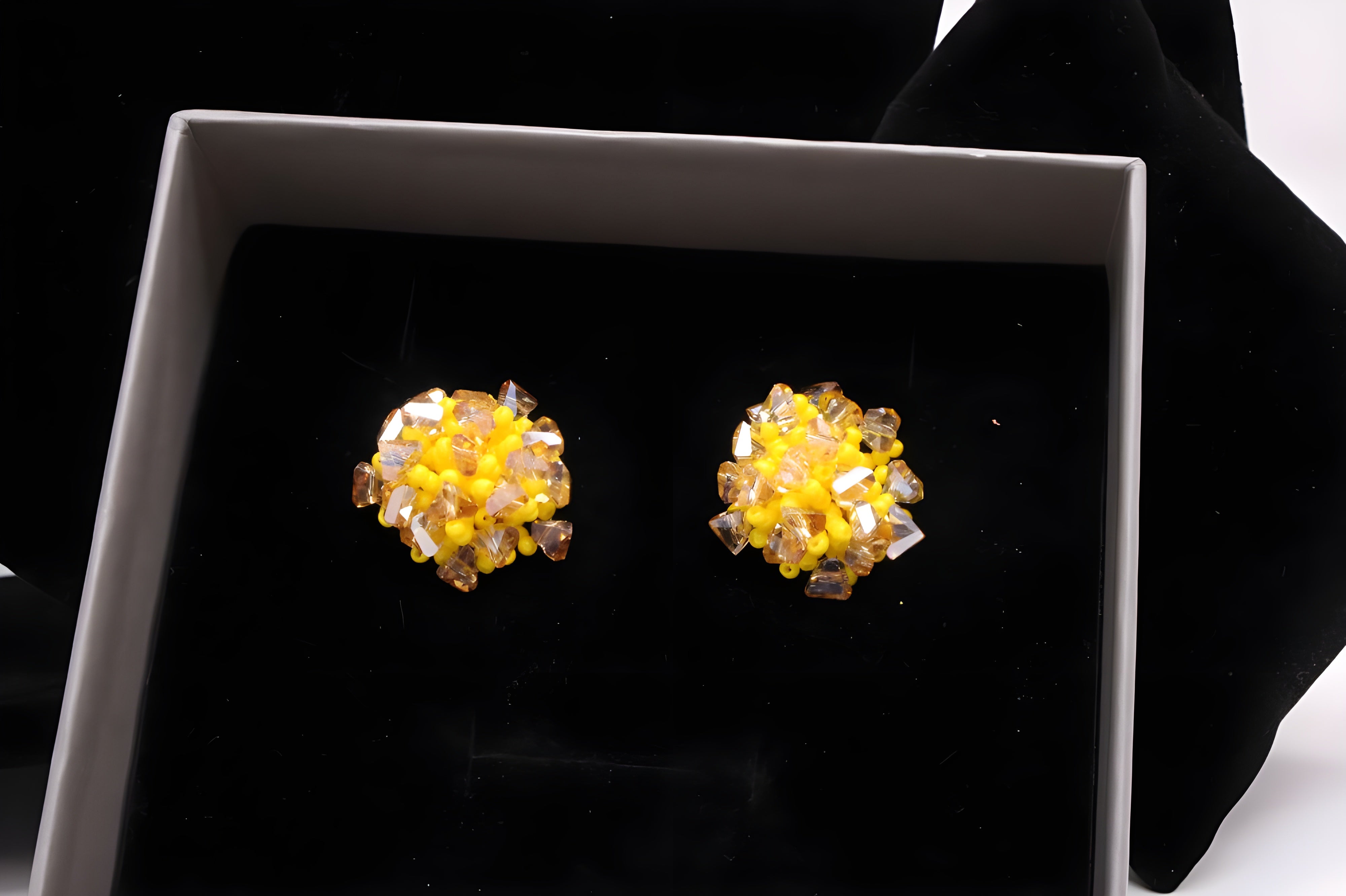 Blossom Burst Colorful Petal Studs