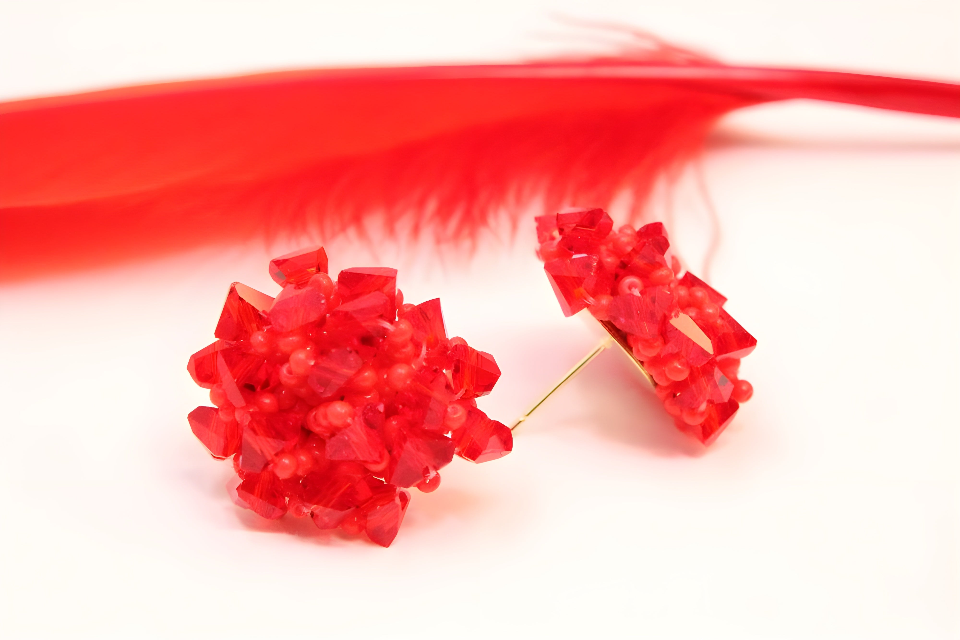 Blossom Burst Colorful Petal Studs