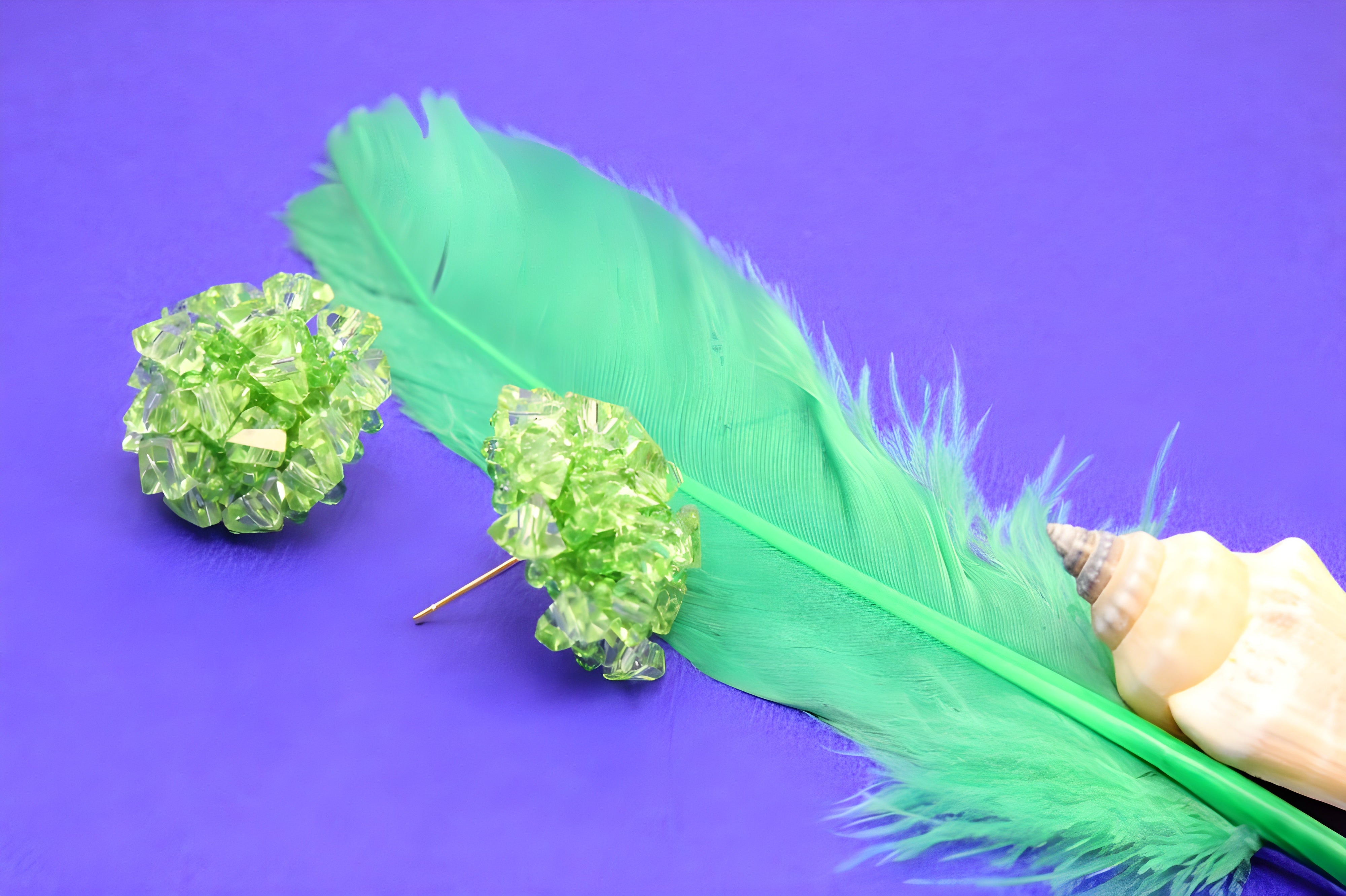Blossom Burst Colorful Petal Studs