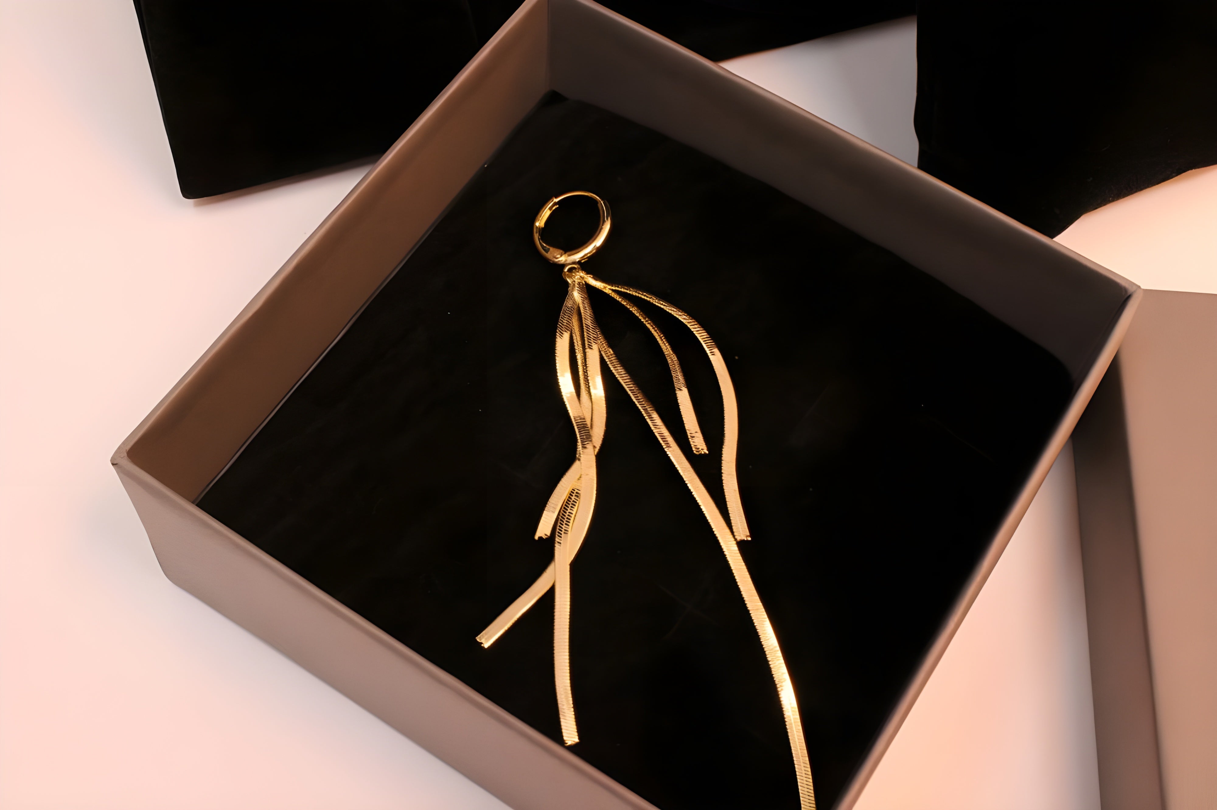Gilded Drape Radiance Earrings