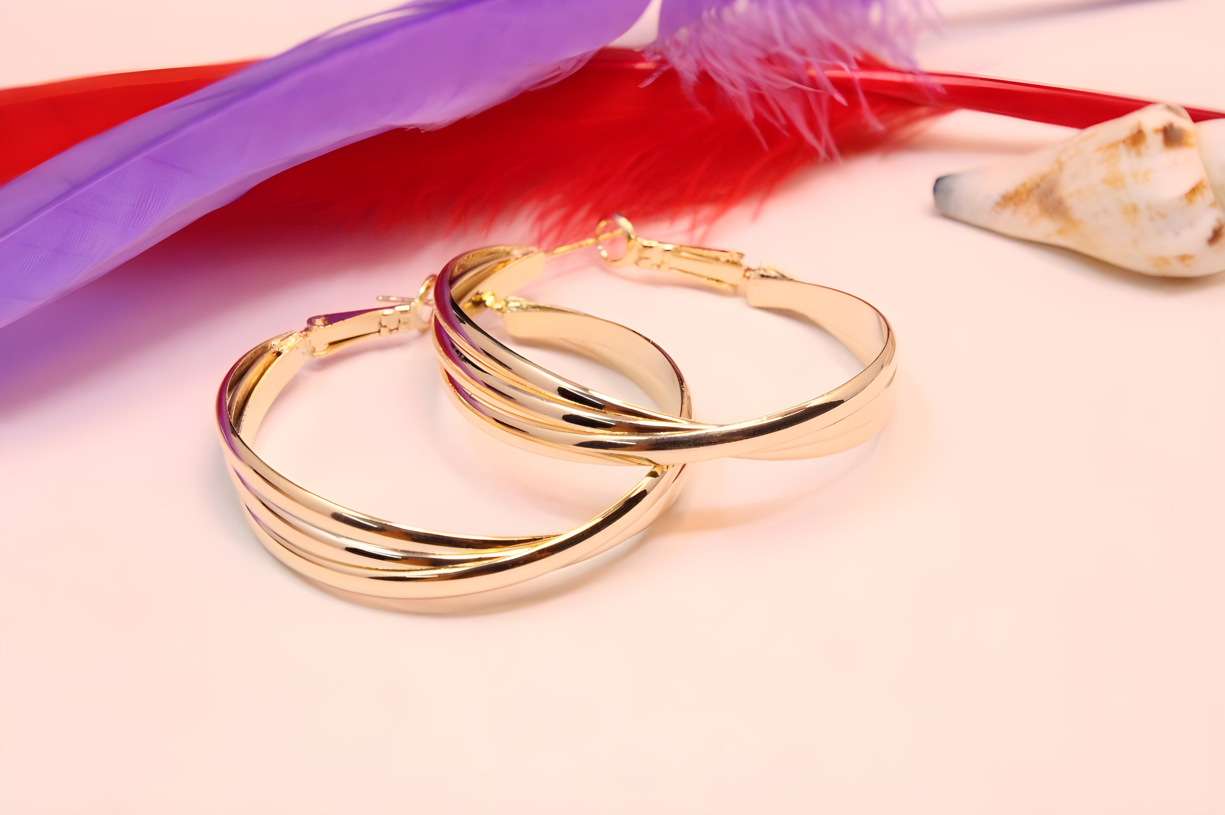 Eternal Gold Toned Hoops