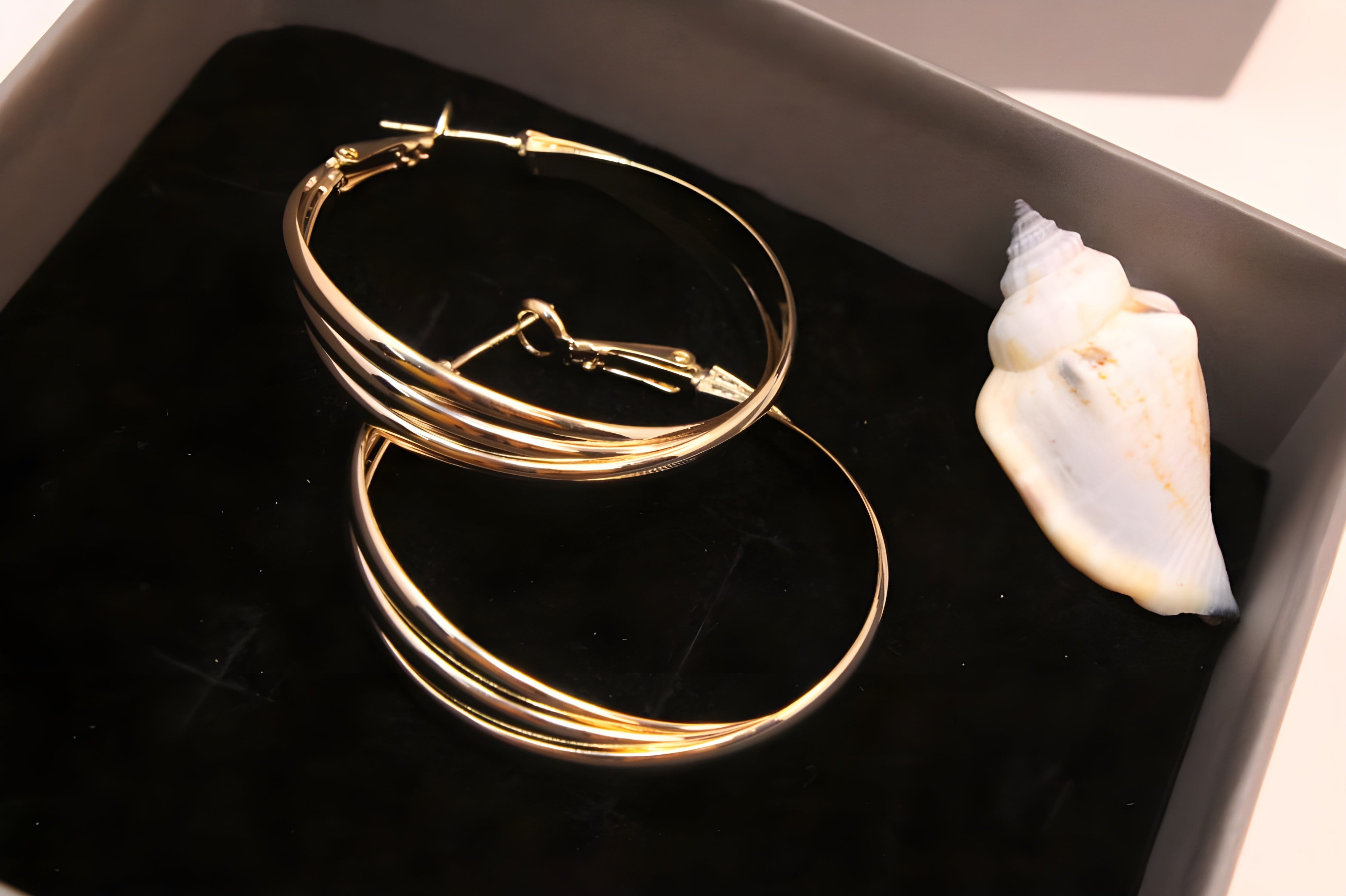 Eternal Gold Toned Hoops