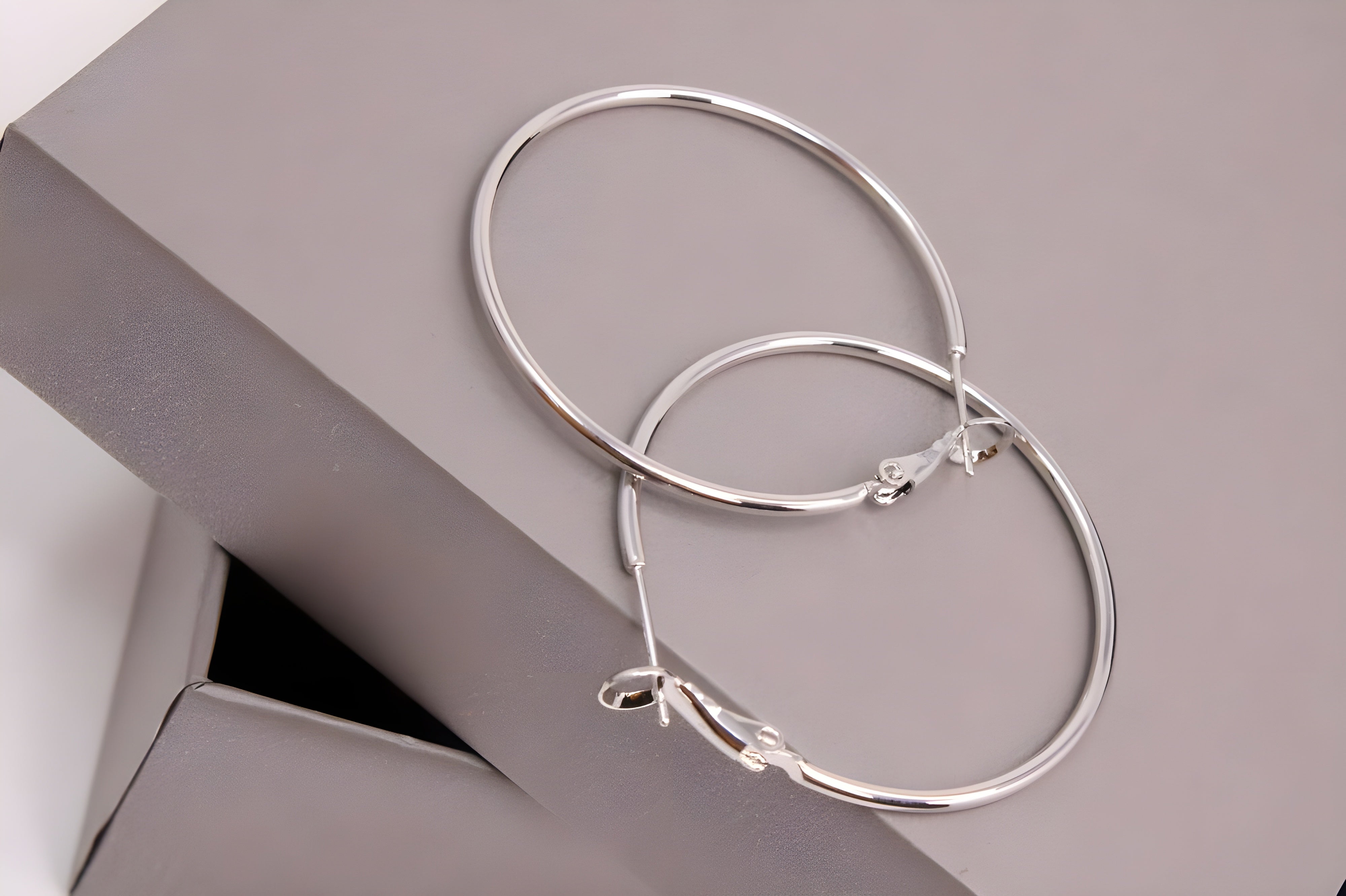 Cascade Artificial Silver Earrings