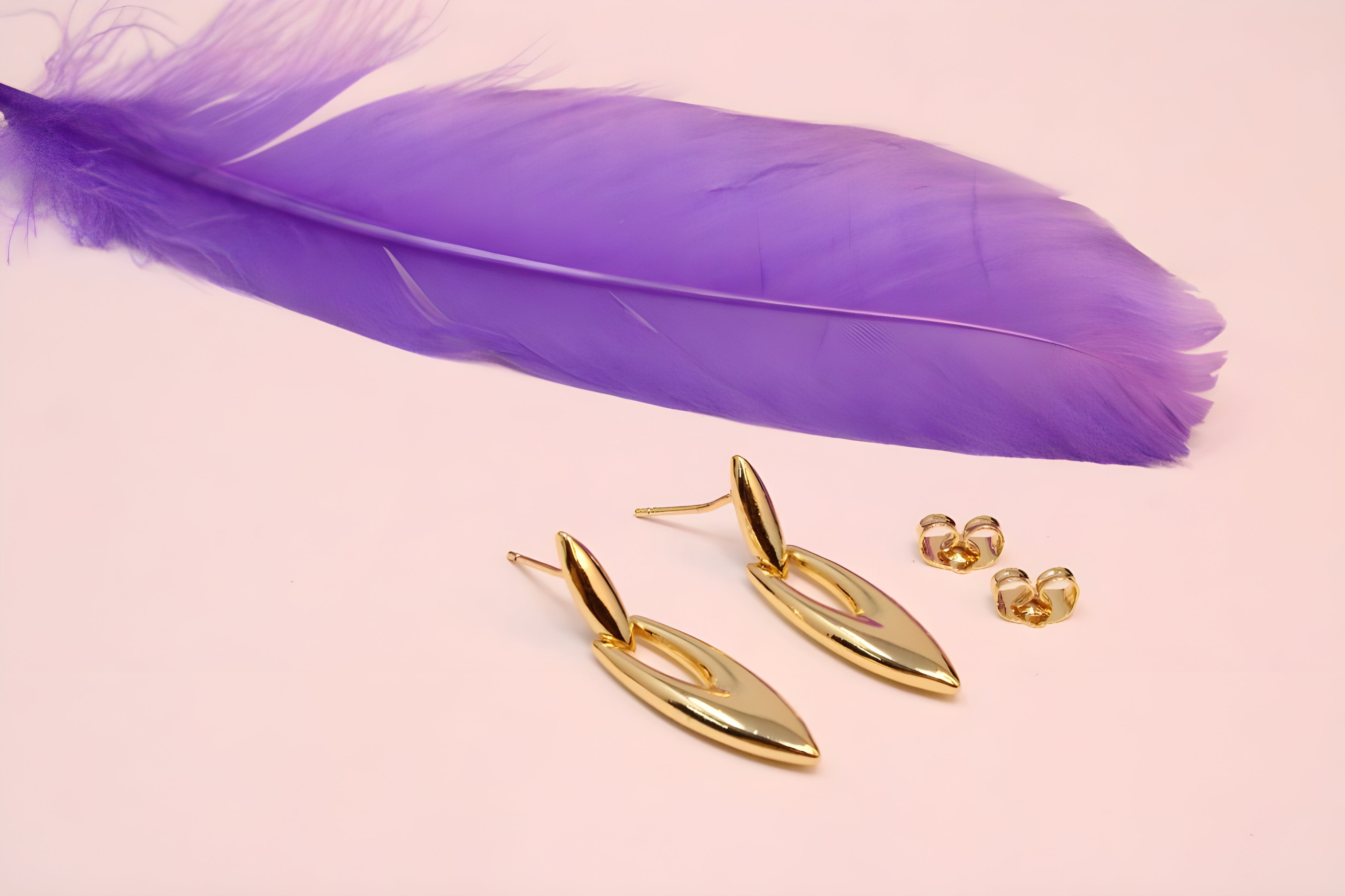 Gilded Torque Radiance Earrings