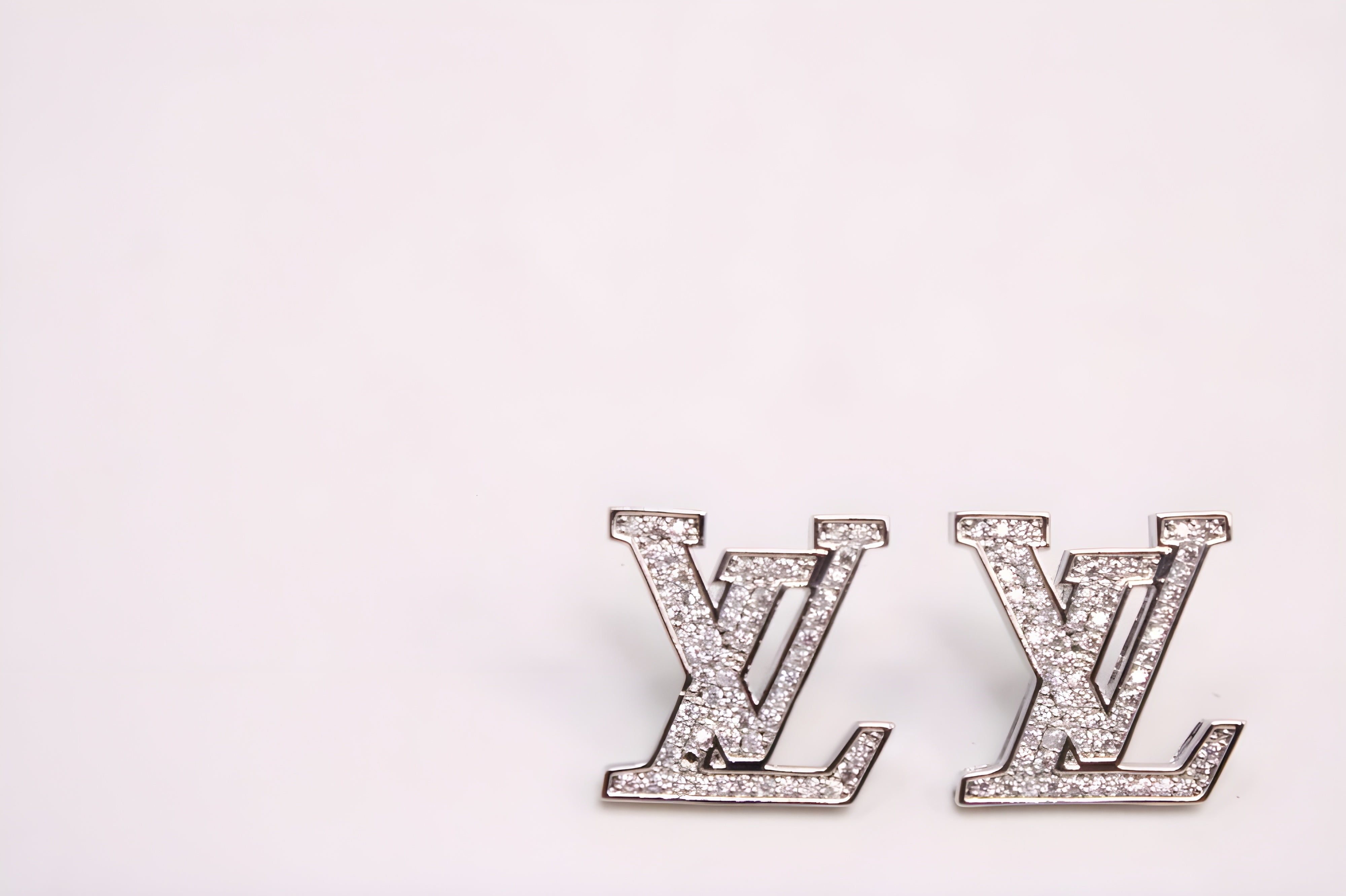 Luxe Spark LV Shaped Earrings