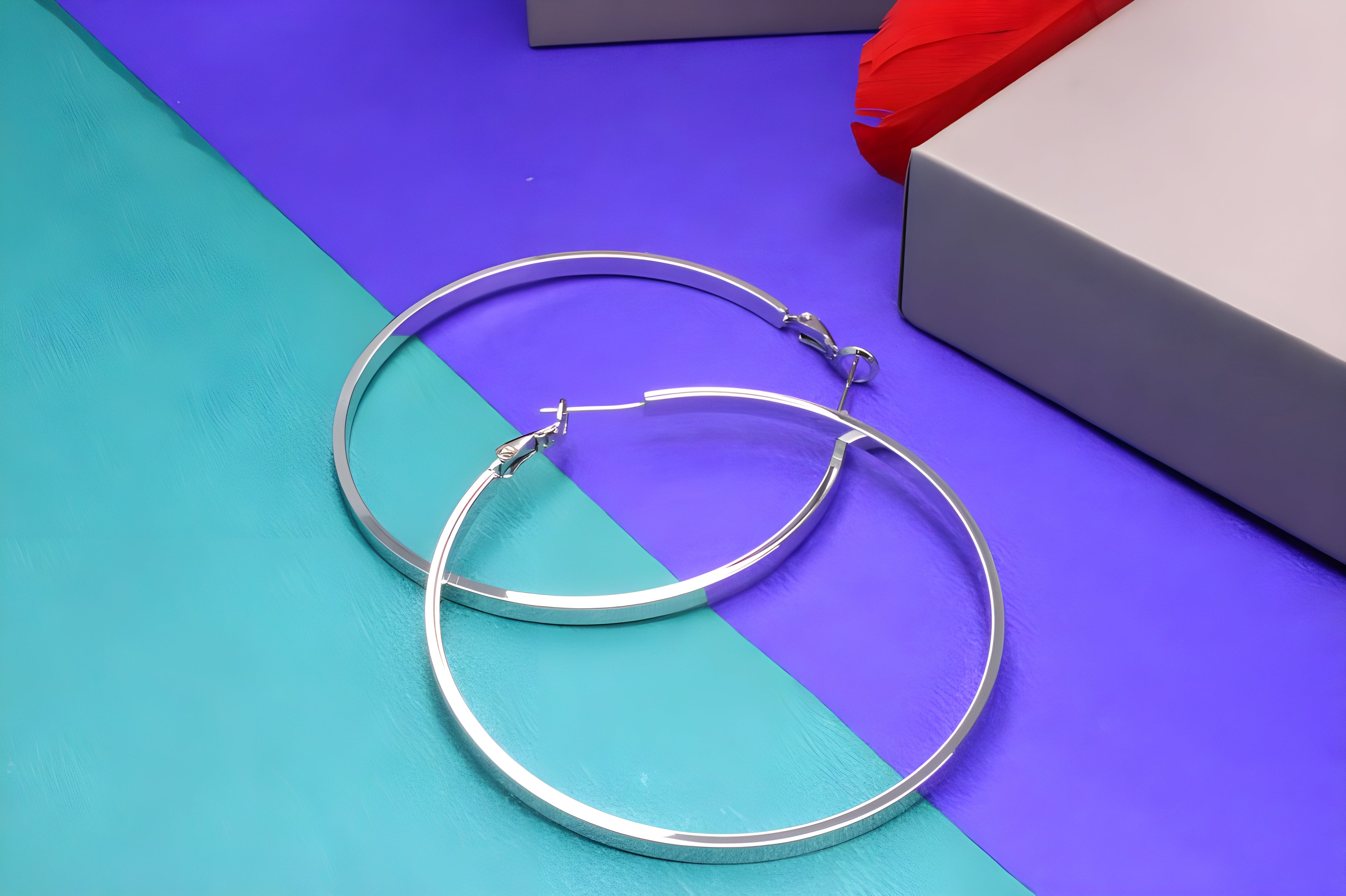 Aqua Luxe Radiance Circlet Earrings
