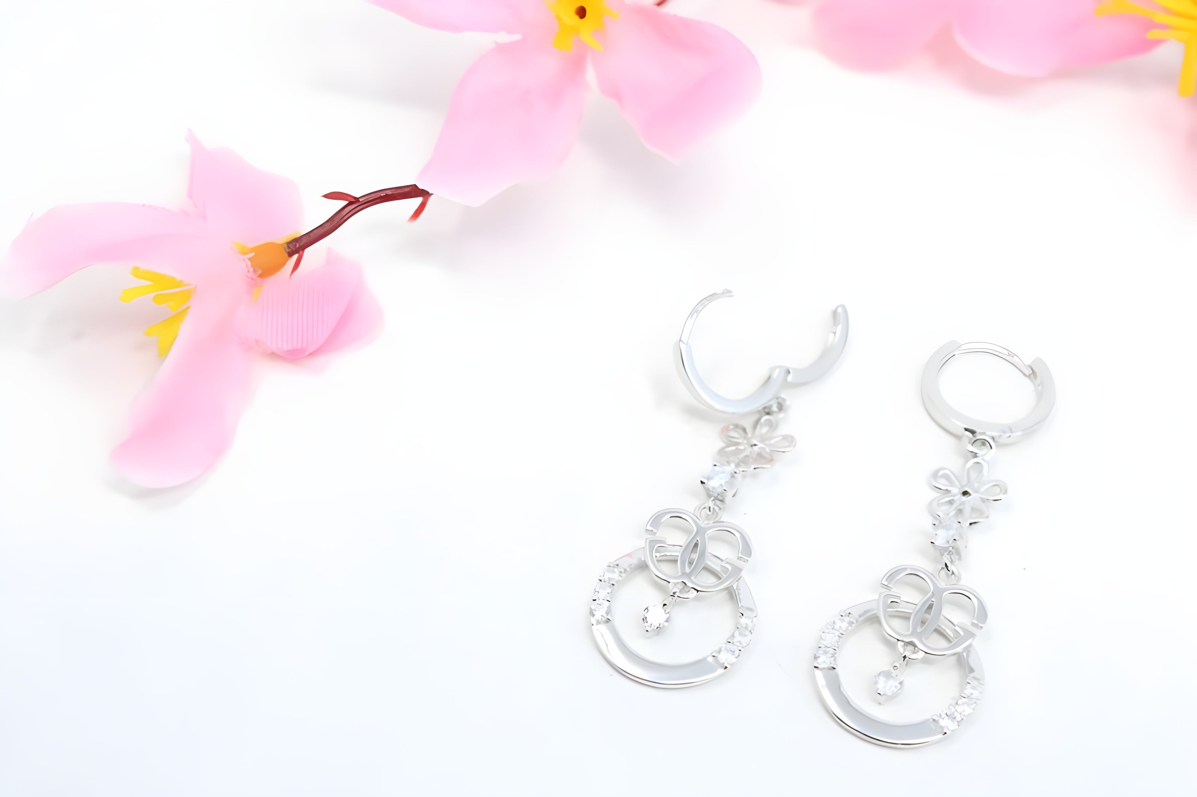 Whispering Silver Symphony Earrings