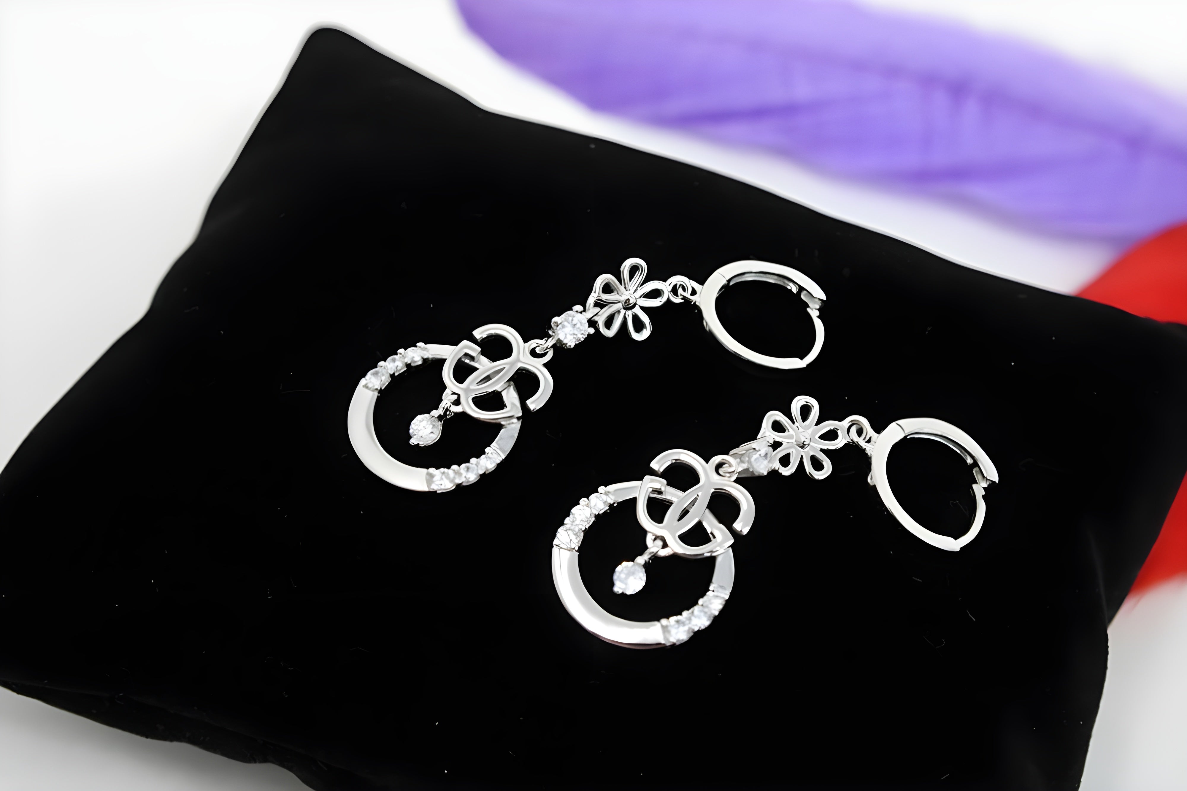 Whispering Silver Symphony Earrings