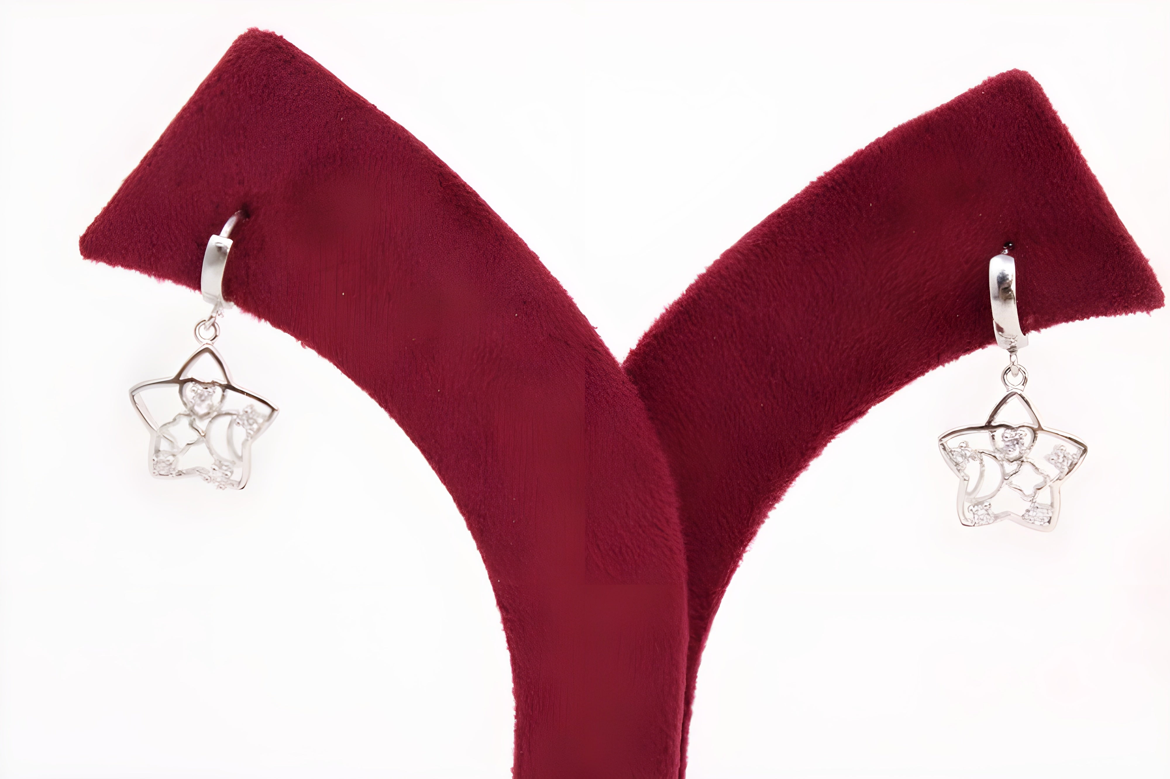 Whimsy Crystalin Sterling Silver Salver Earrings