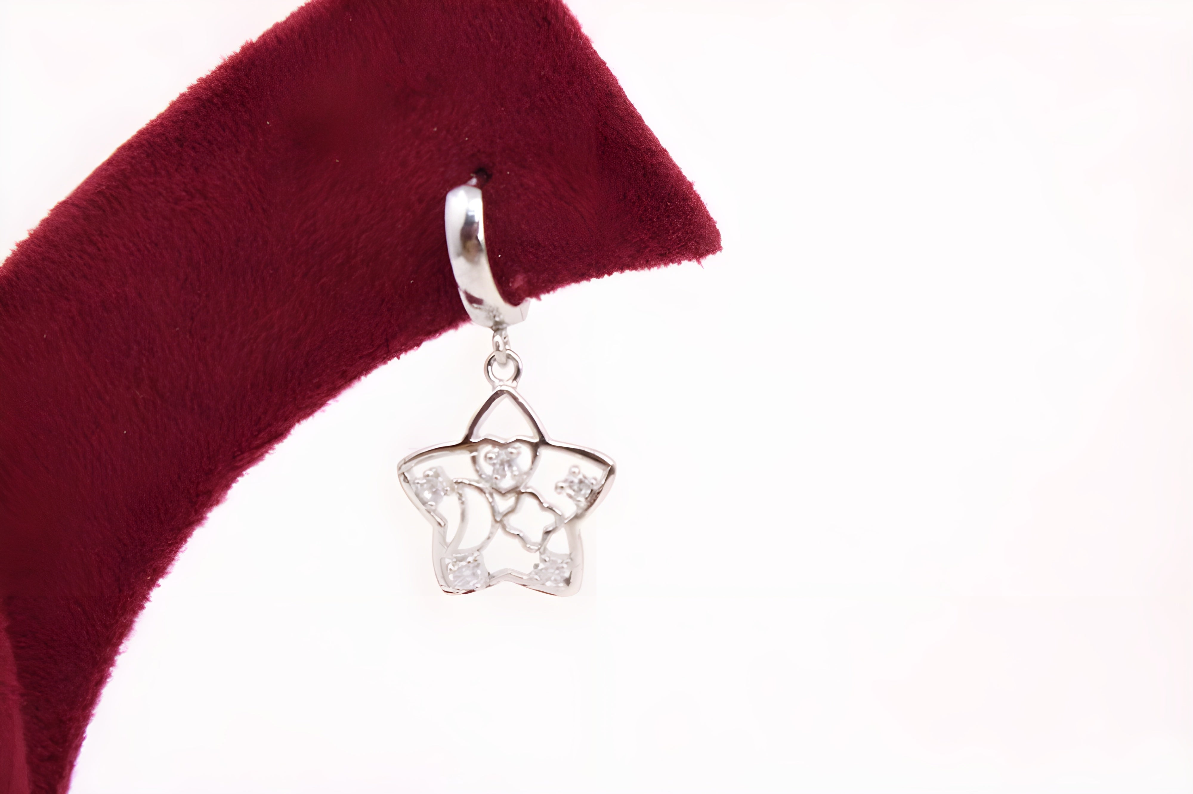 Whimsy Crystalin Sterling Silver Salver Earrings