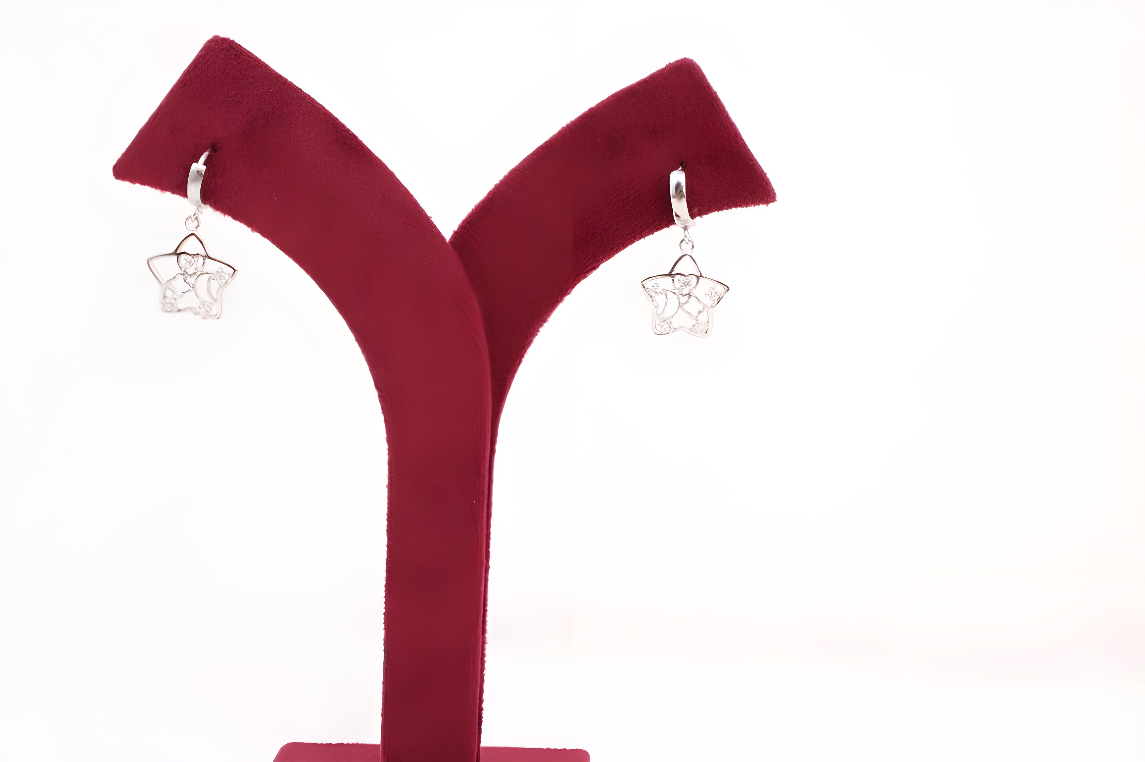 Whimsy Crystalin Sterling Silver Salver Earrings