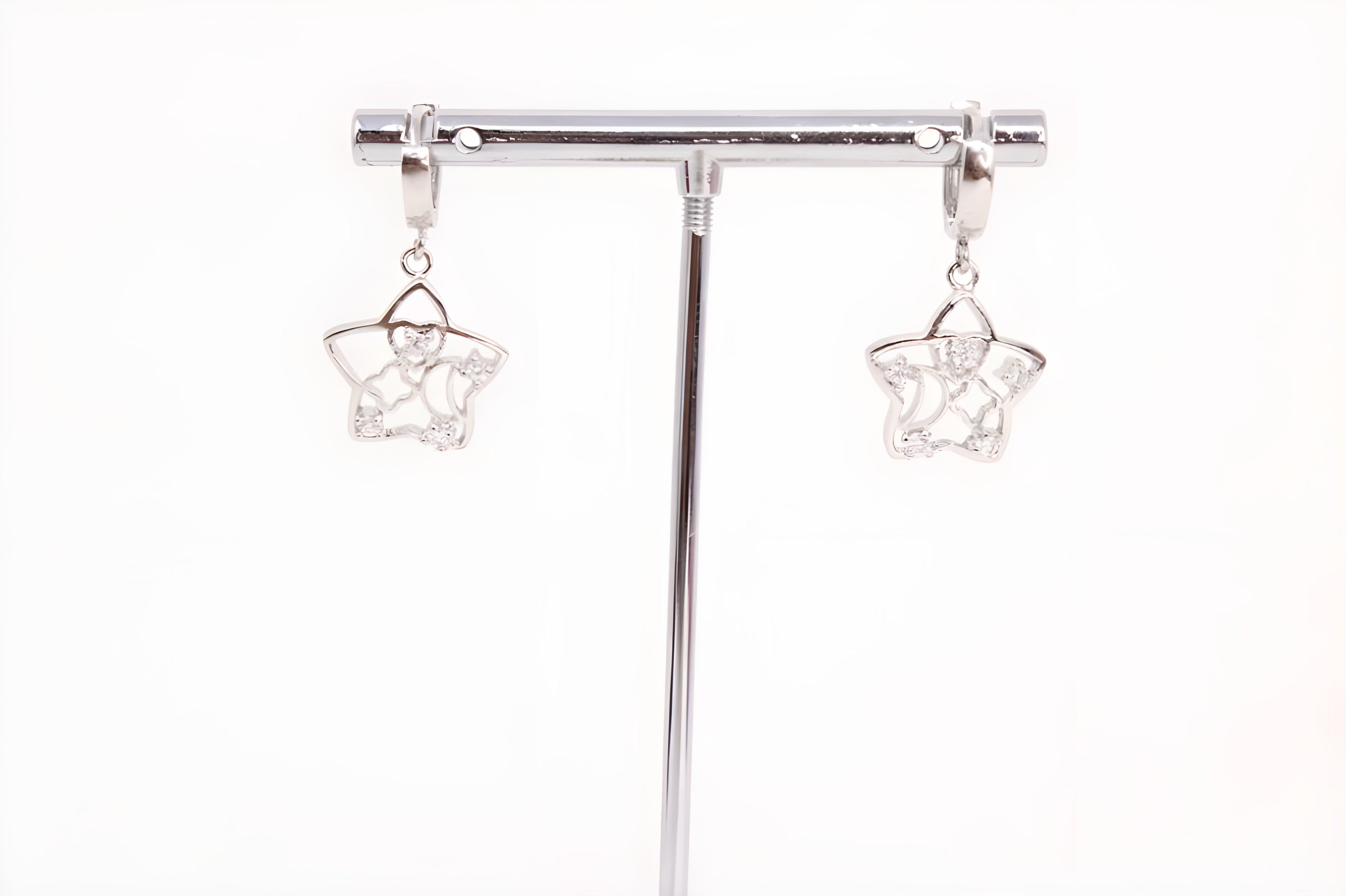 Whimsy Crystalin Sterling Silver Salver Earrings