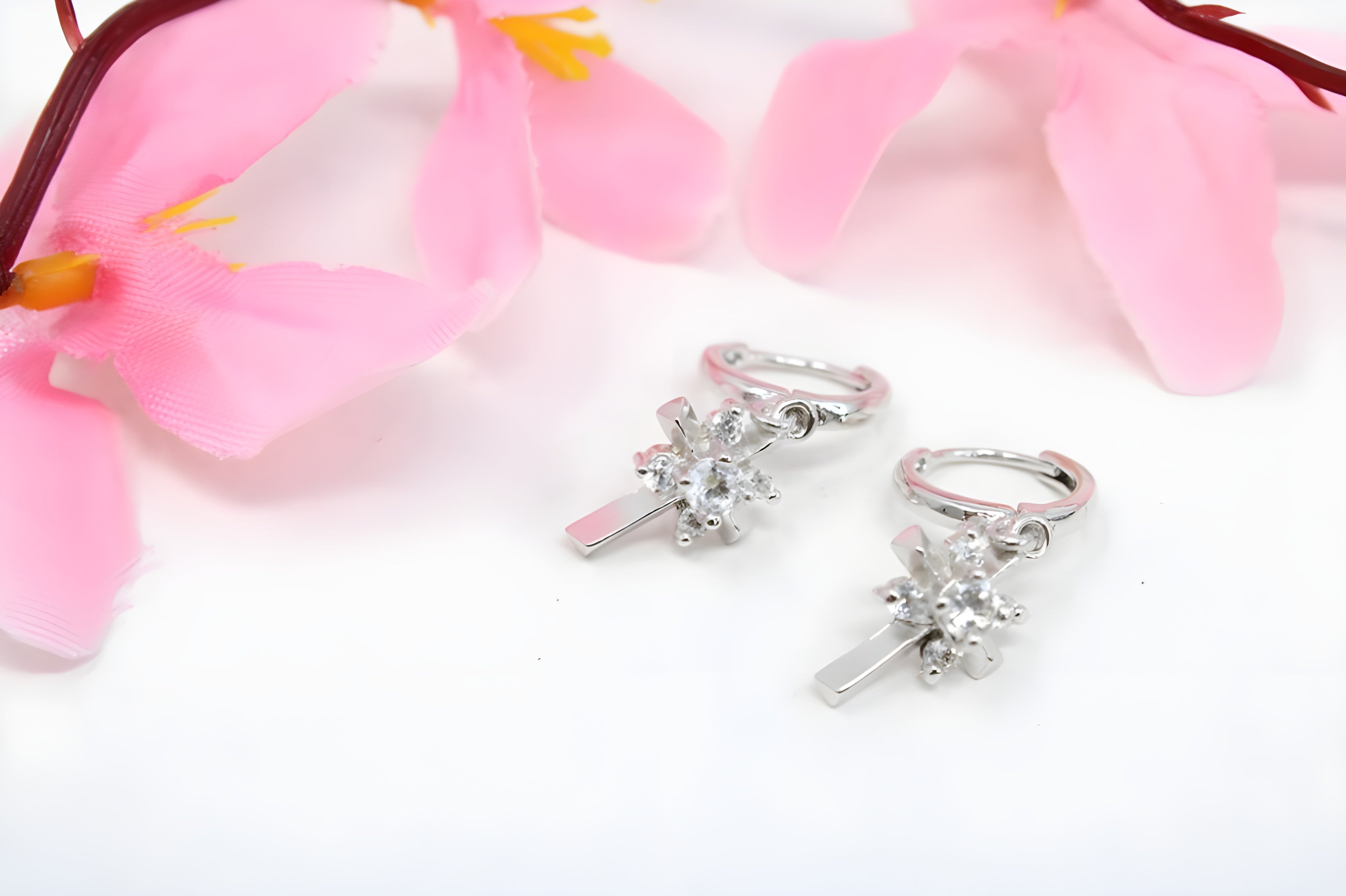 Radiant Gleam Sterling Silver Salver Earrings