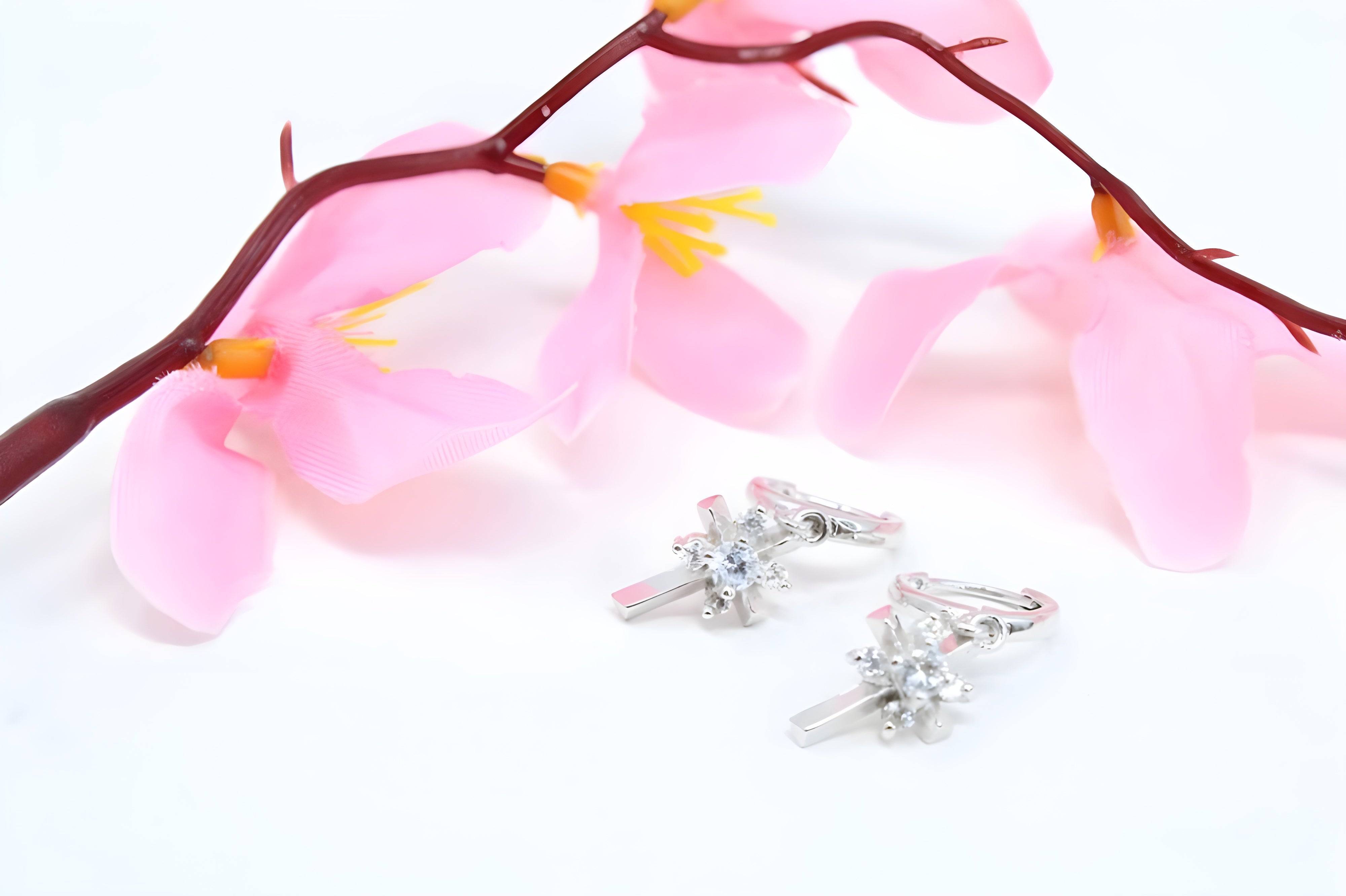 Radiant Gleam Sterling Silver Salver Earrings