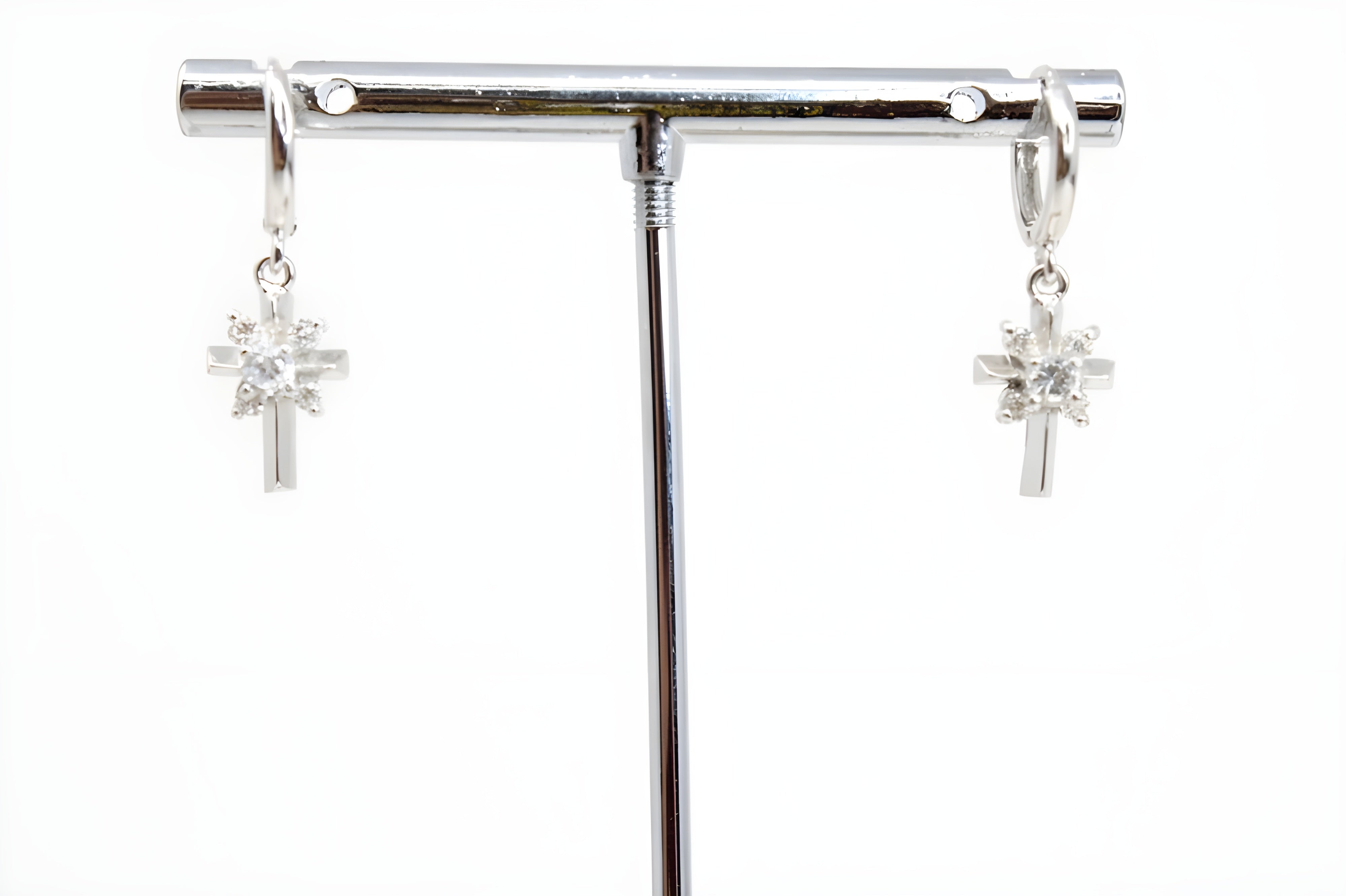 Radiant Gleam Sterling Silver Salver Earrings