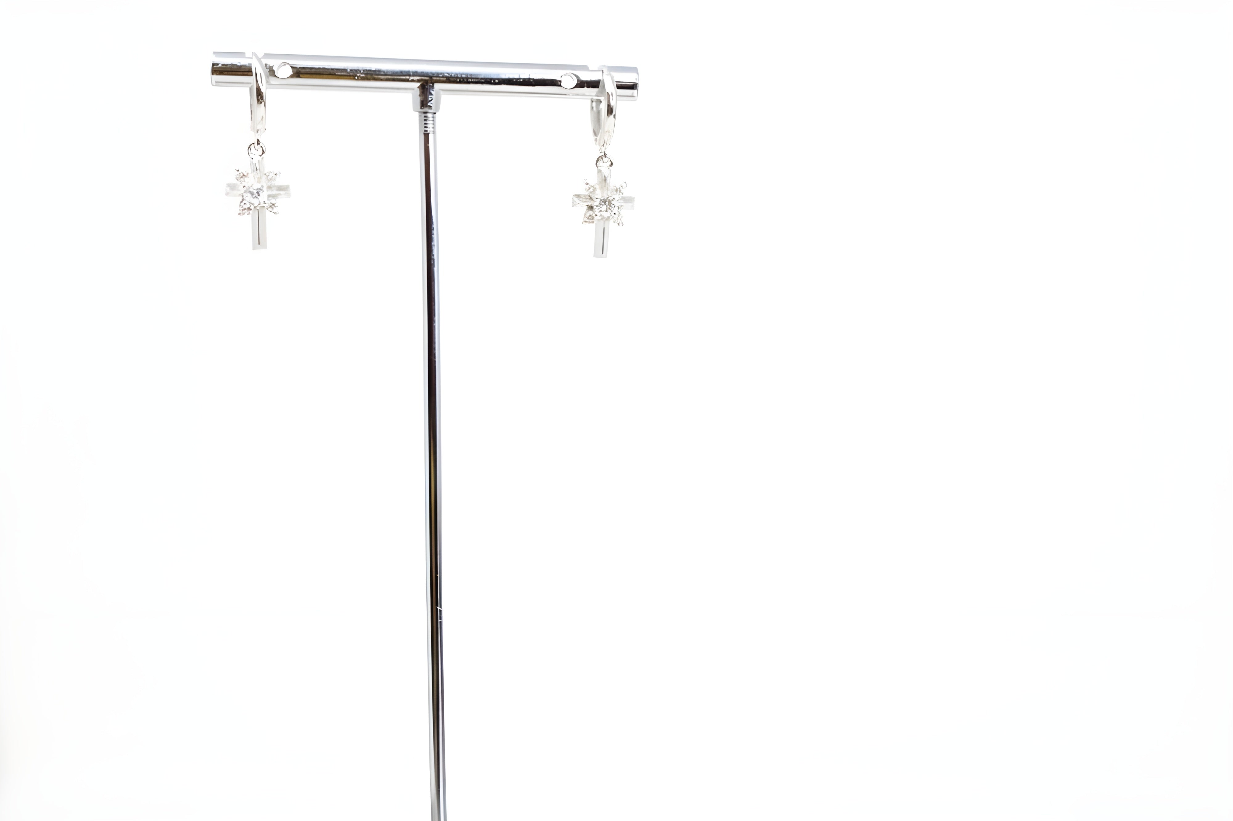 Radiant Gleam Sterling Silver Salver Earrings