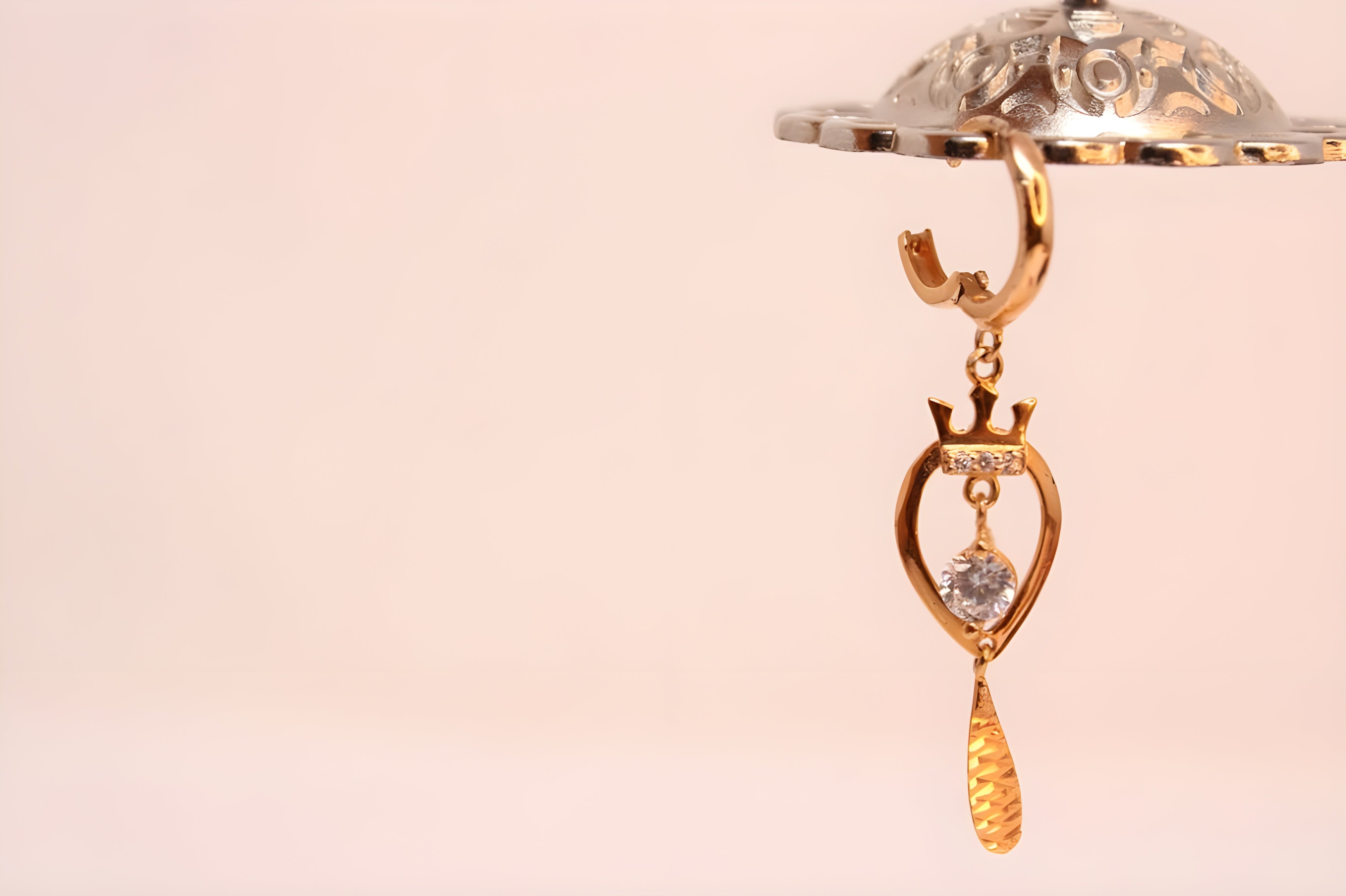 Copper Glow VeeLux Premium Crystal Sterling Silver Earrings