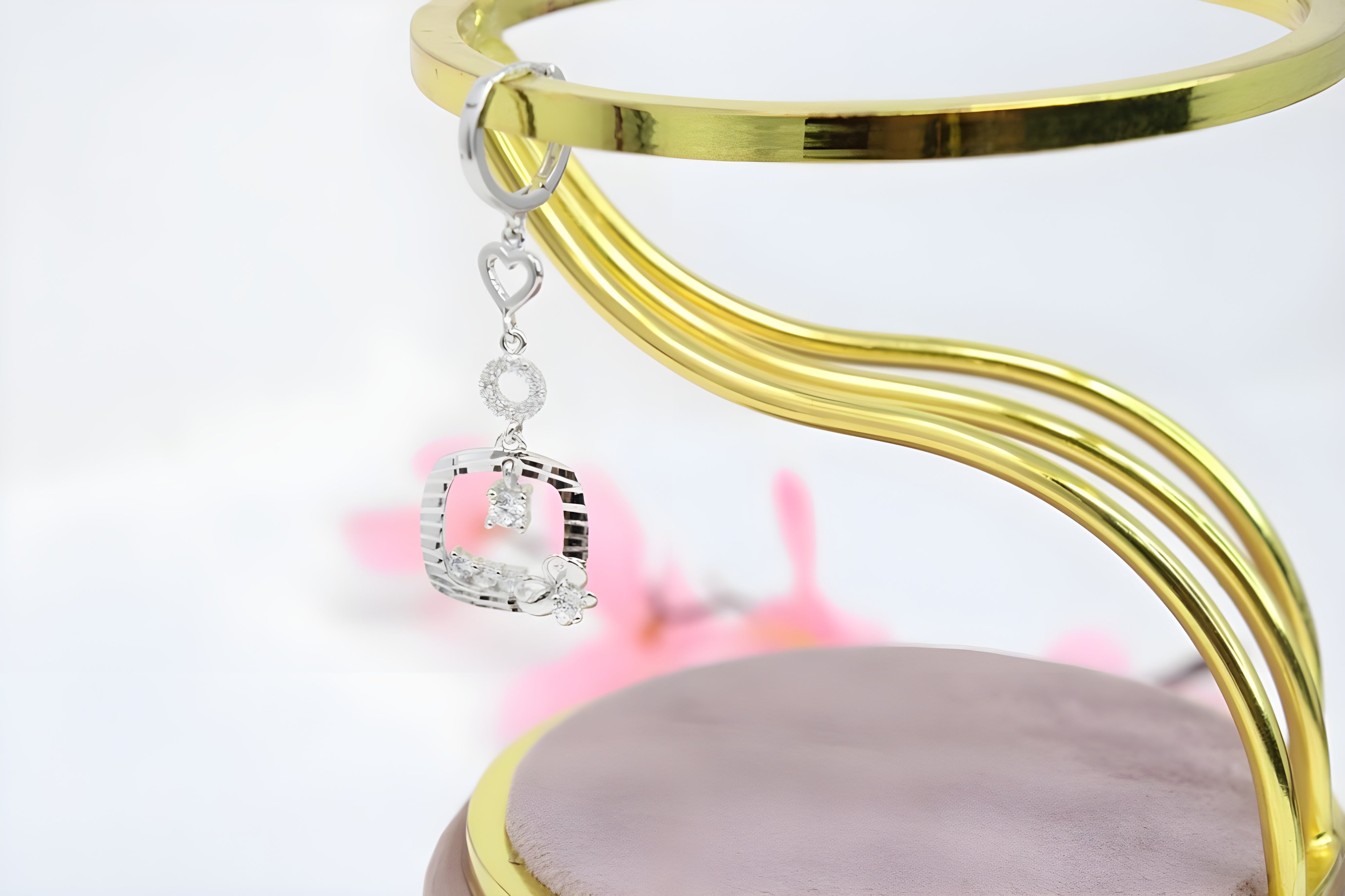 Starlit Sterling Silver VeeLux Premium Crystal Earrings