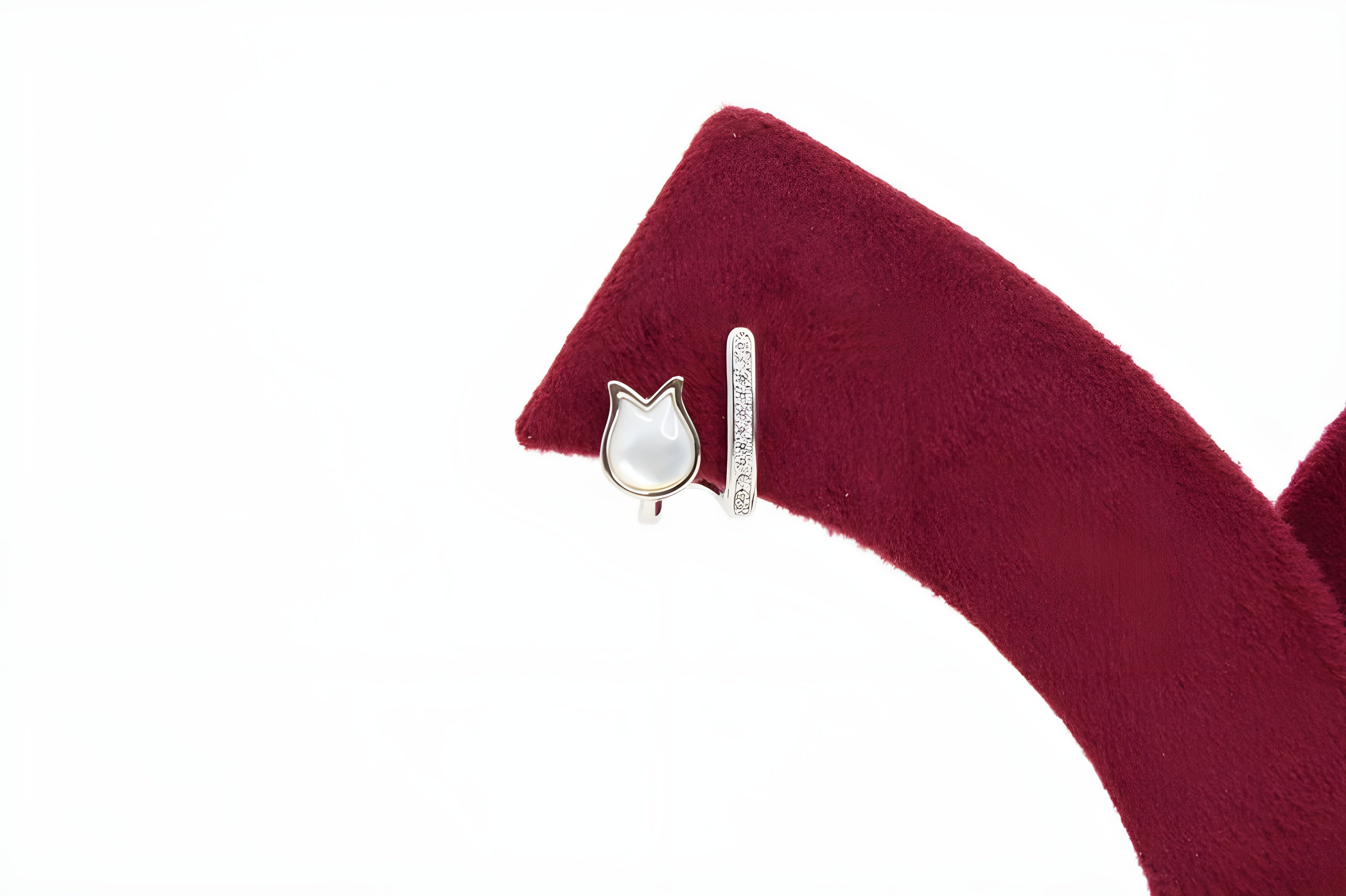 Silver Serenity Lotus Earrings