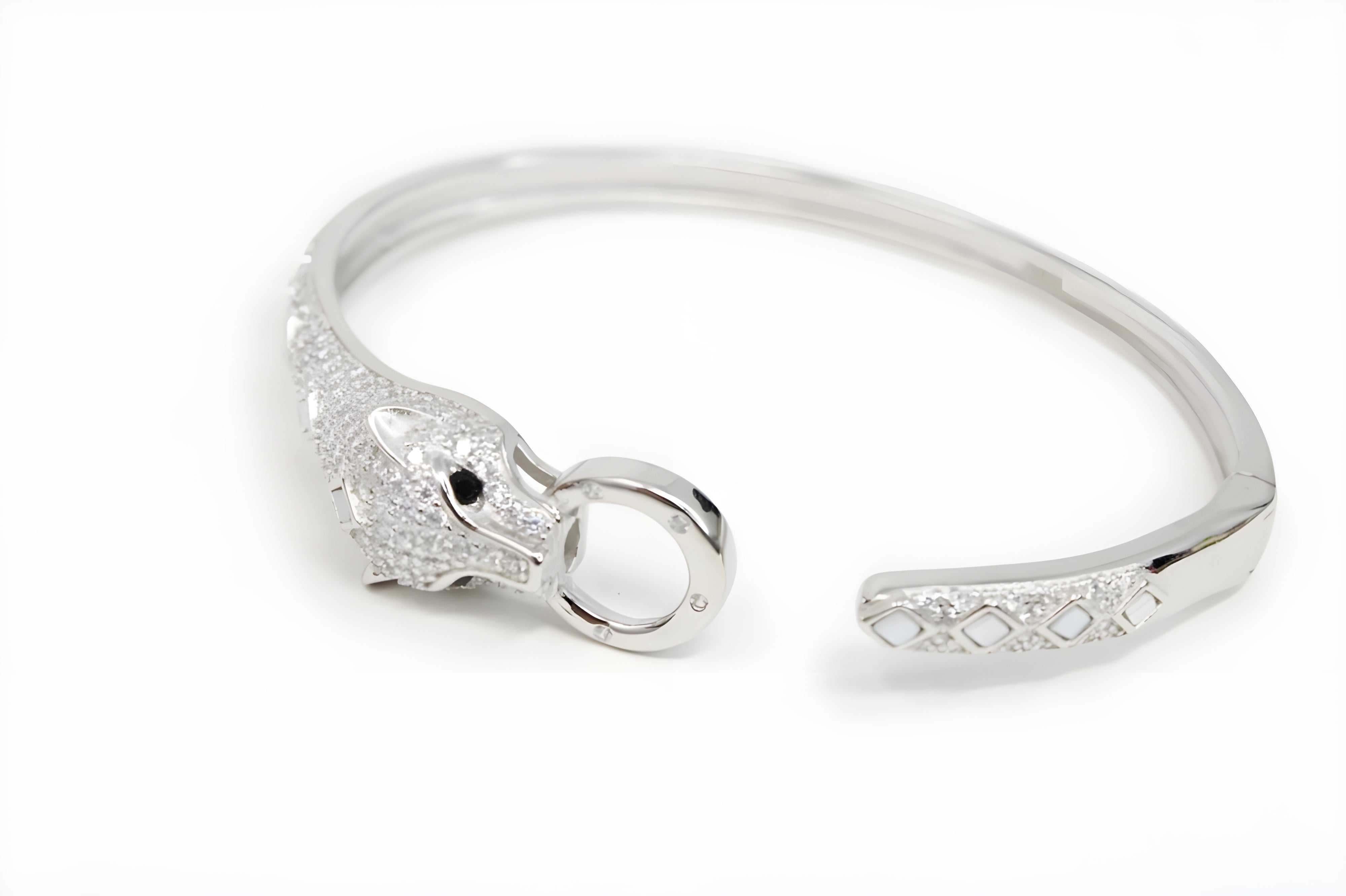 Sterling Serpent VeeLux Premium Crystal Bracelet