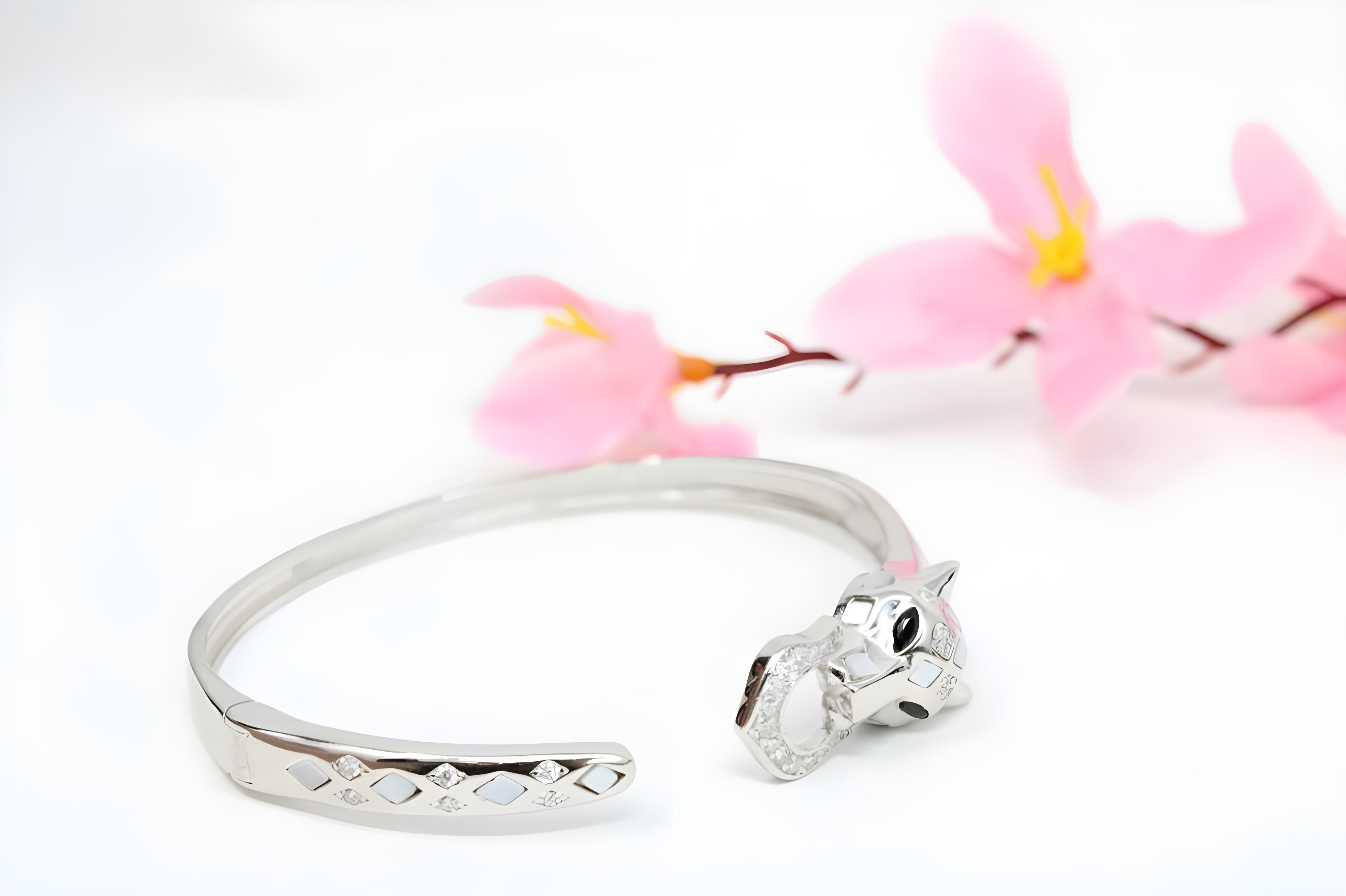 Sterling Serpent VeeLux Premium Crystal Bracelet