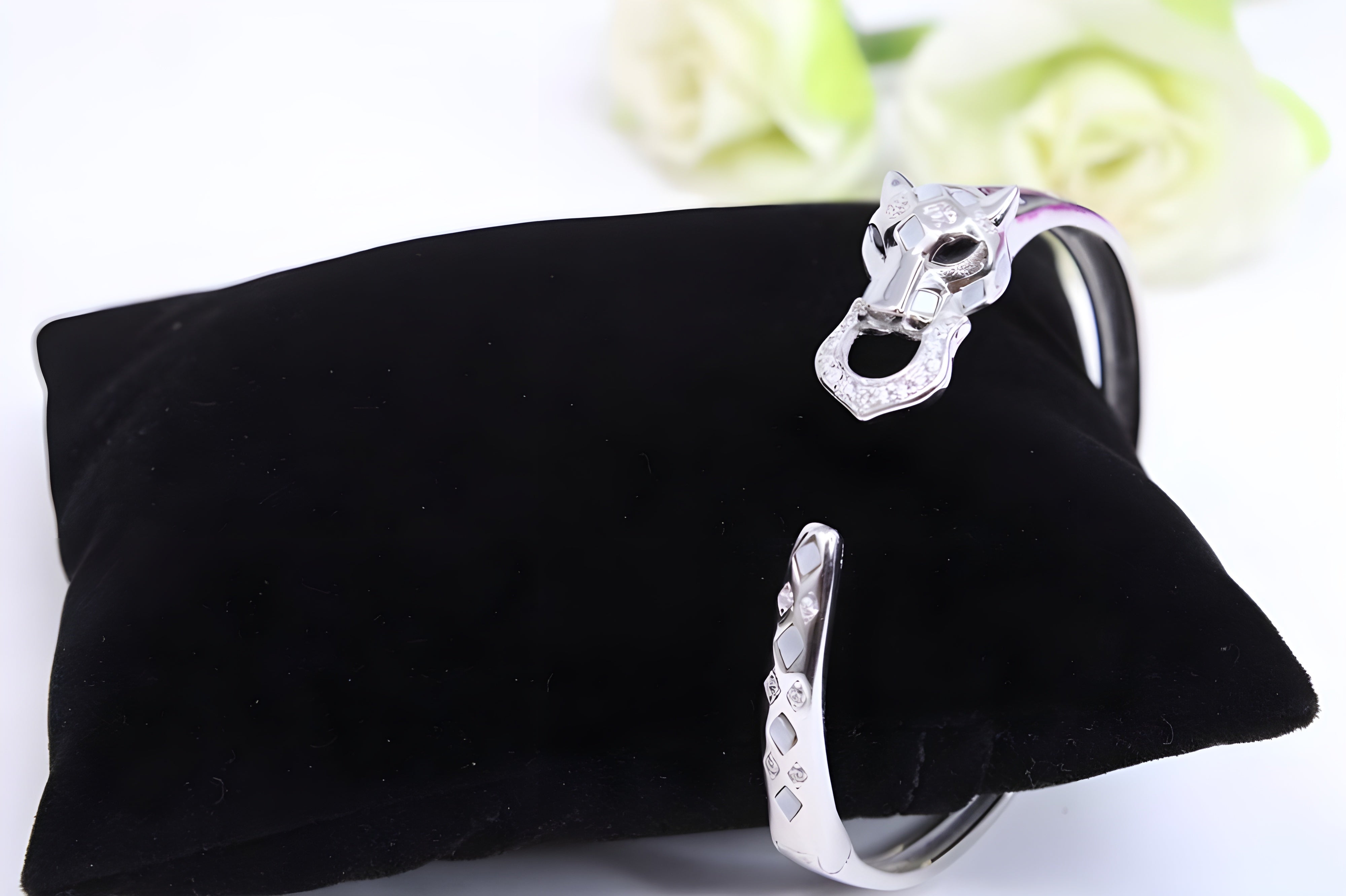 Sterling Serpent VeeLux Premium Crystal Bracelet