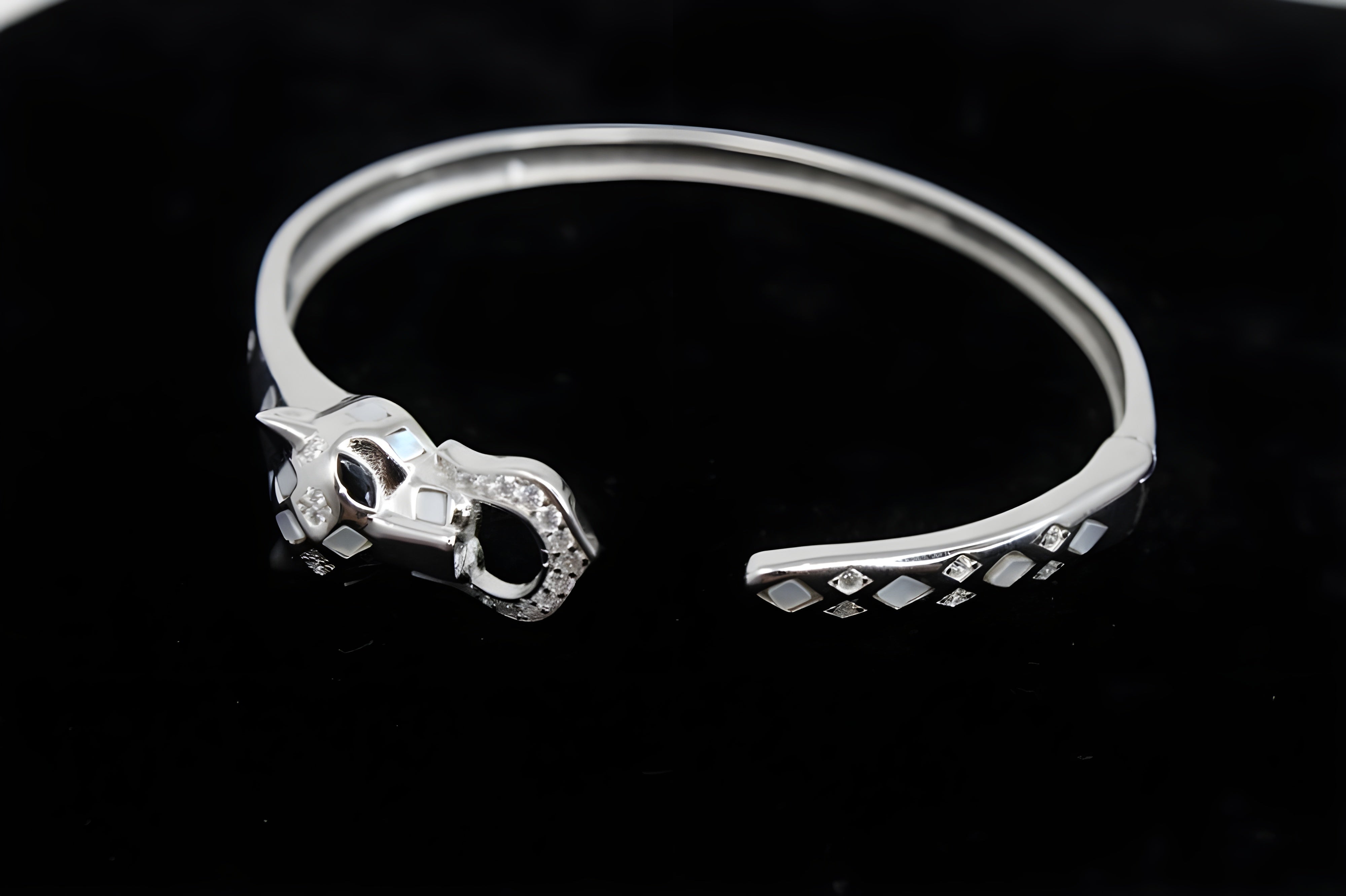 Sterling Serpent VeeLux Premium Crystal Bracelet