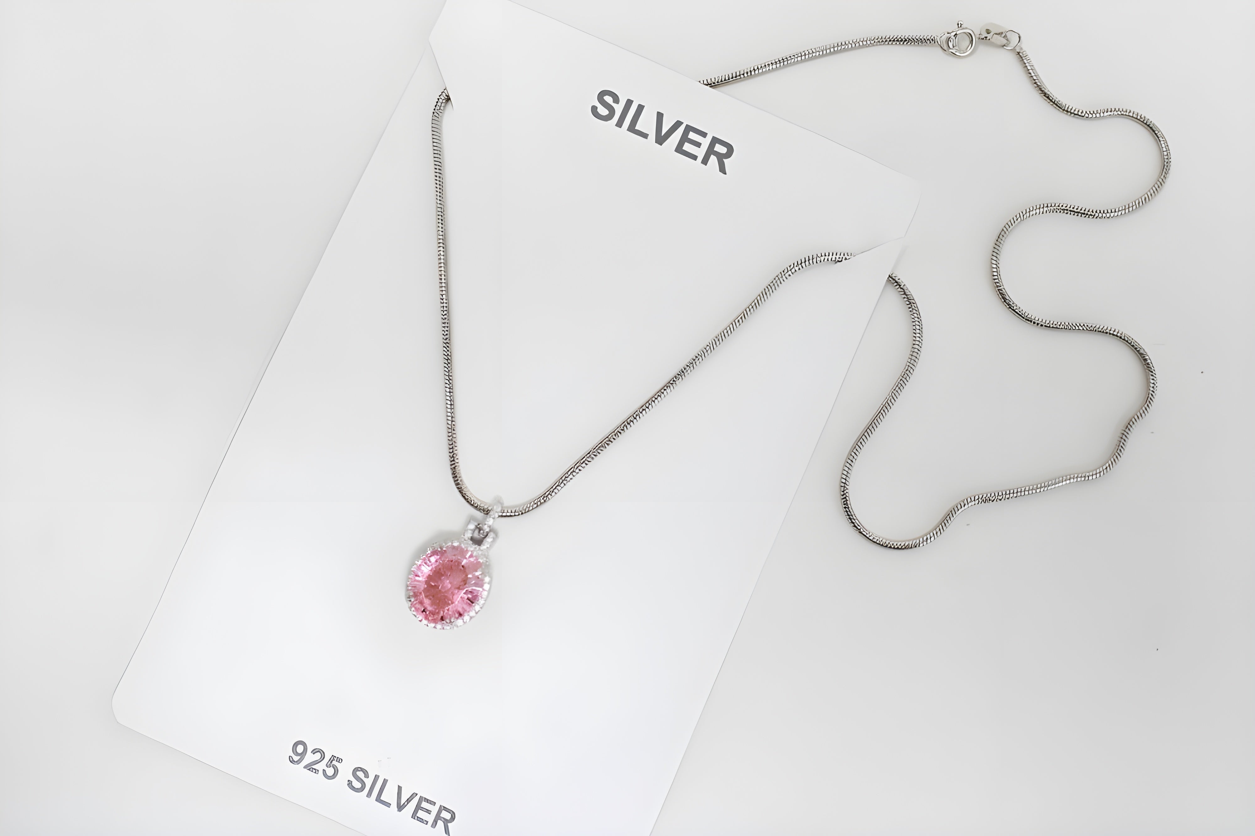 VeeLux Premium Pink Oval Glow Pendant