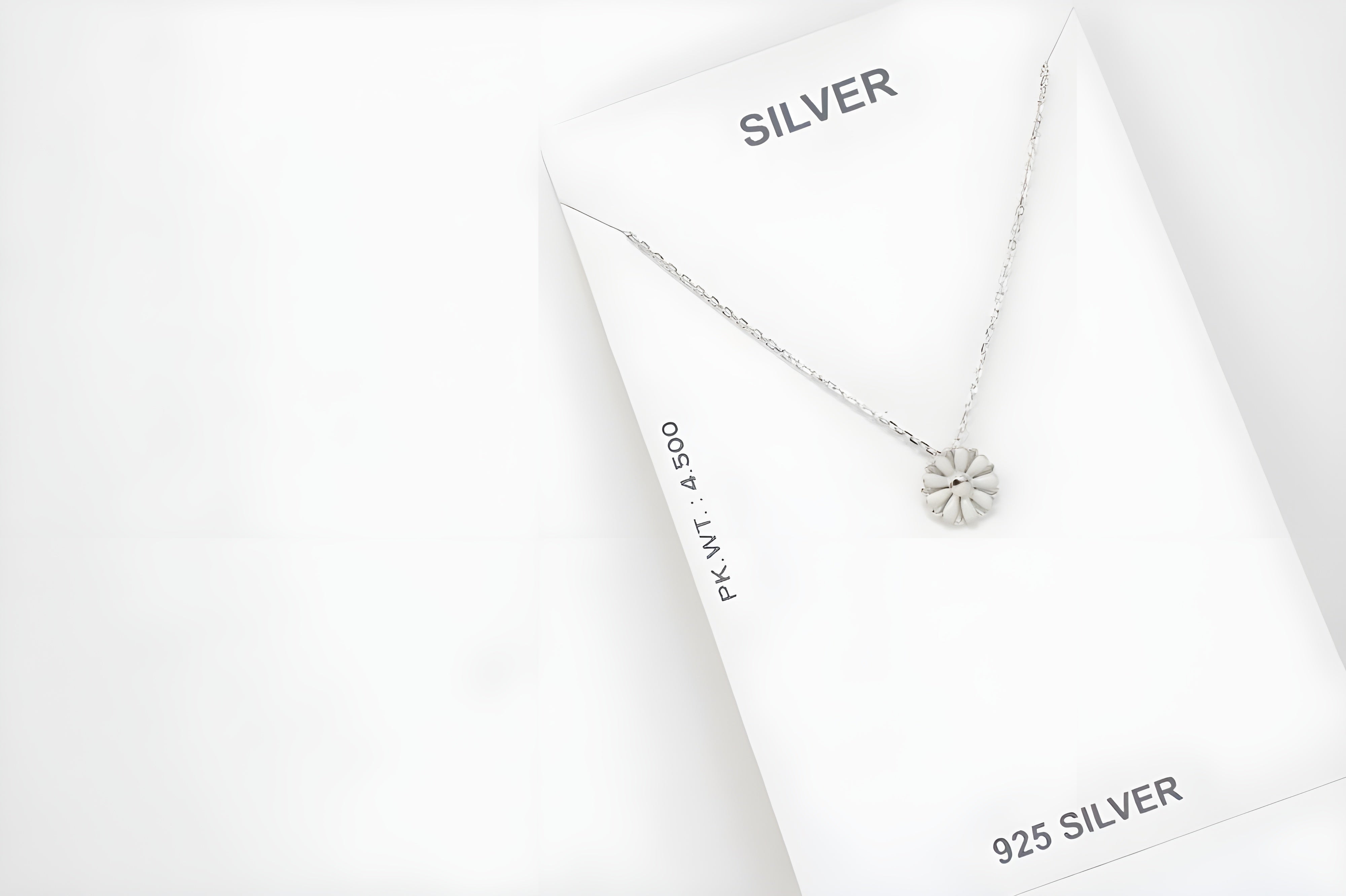 Serenity Wave Circle Pendant in Sterling Silver