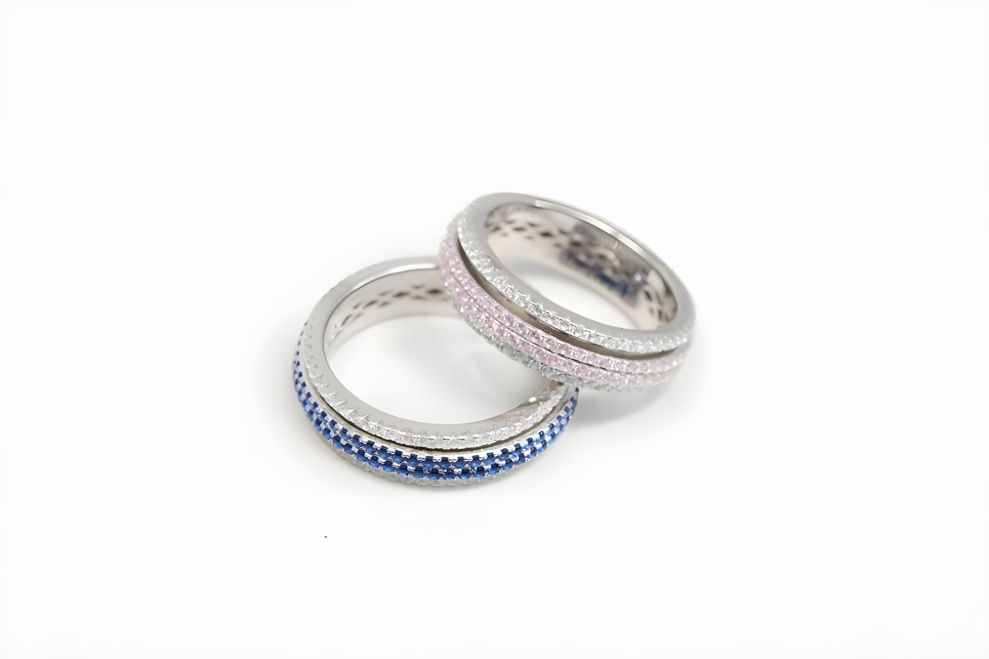 Radiant Lines Sterling Silver VeeLux Premium Crystal Center Ring