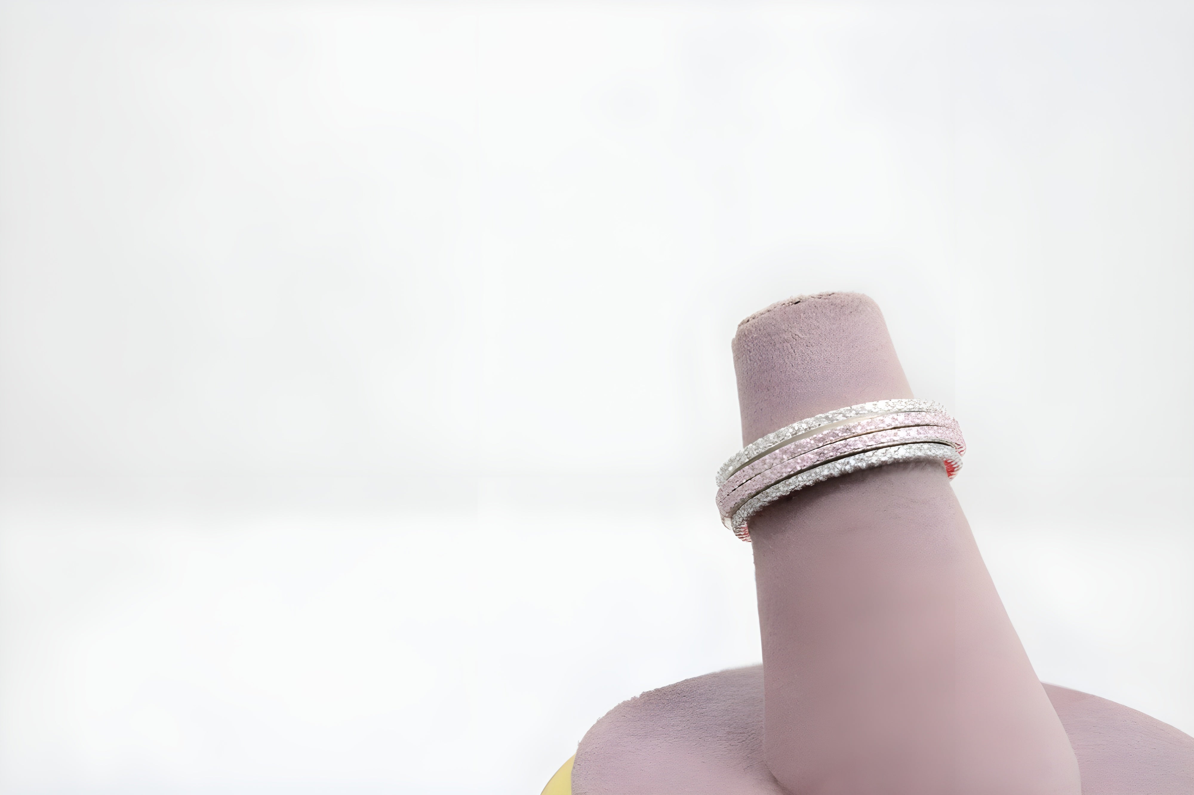 Radiant Lines Sterling Silver VeeLux Premium Crystal Center Ring