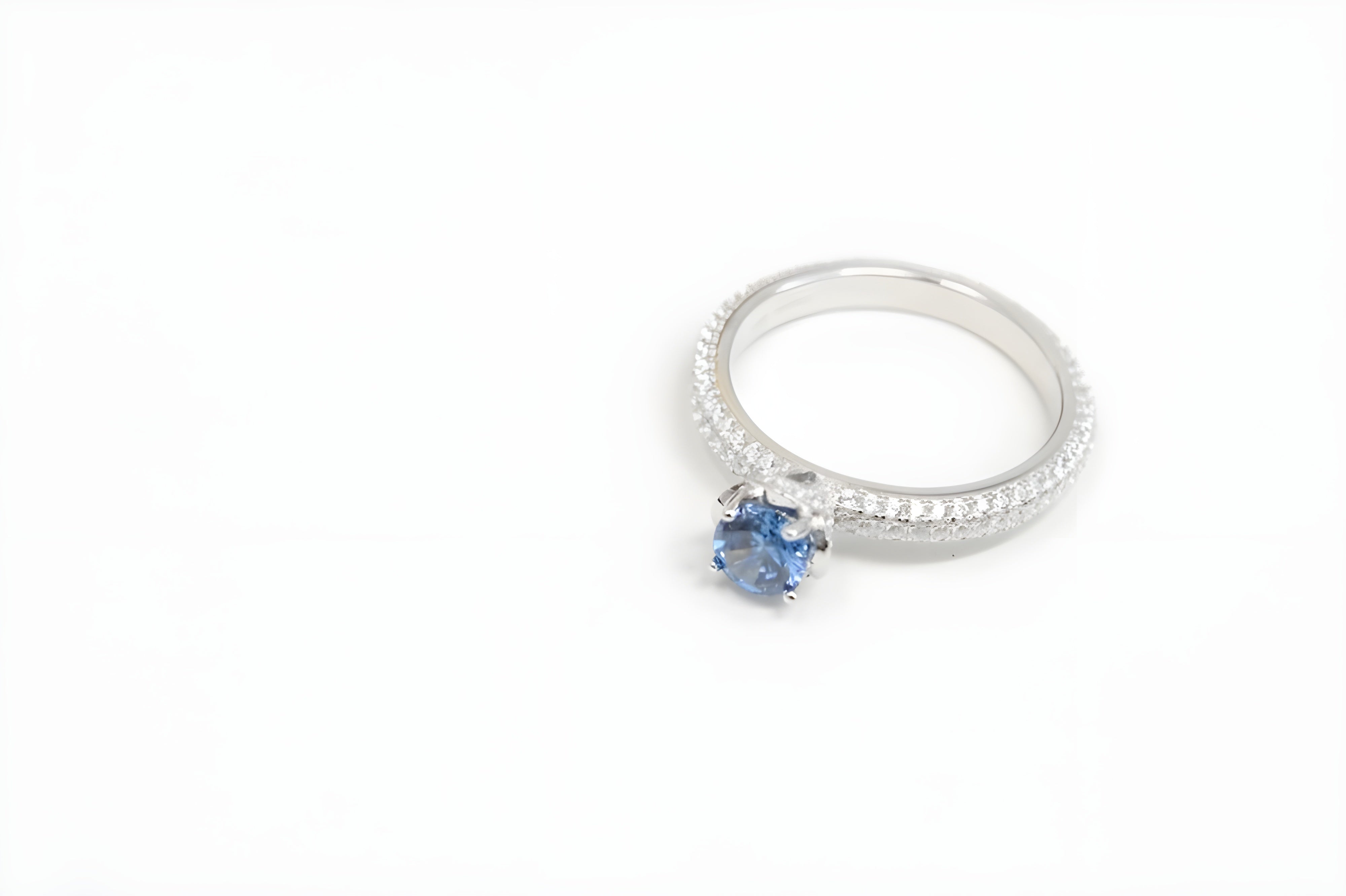 Celestial Sparkle Sterling Silver VeeLux Premium Crystal Ring