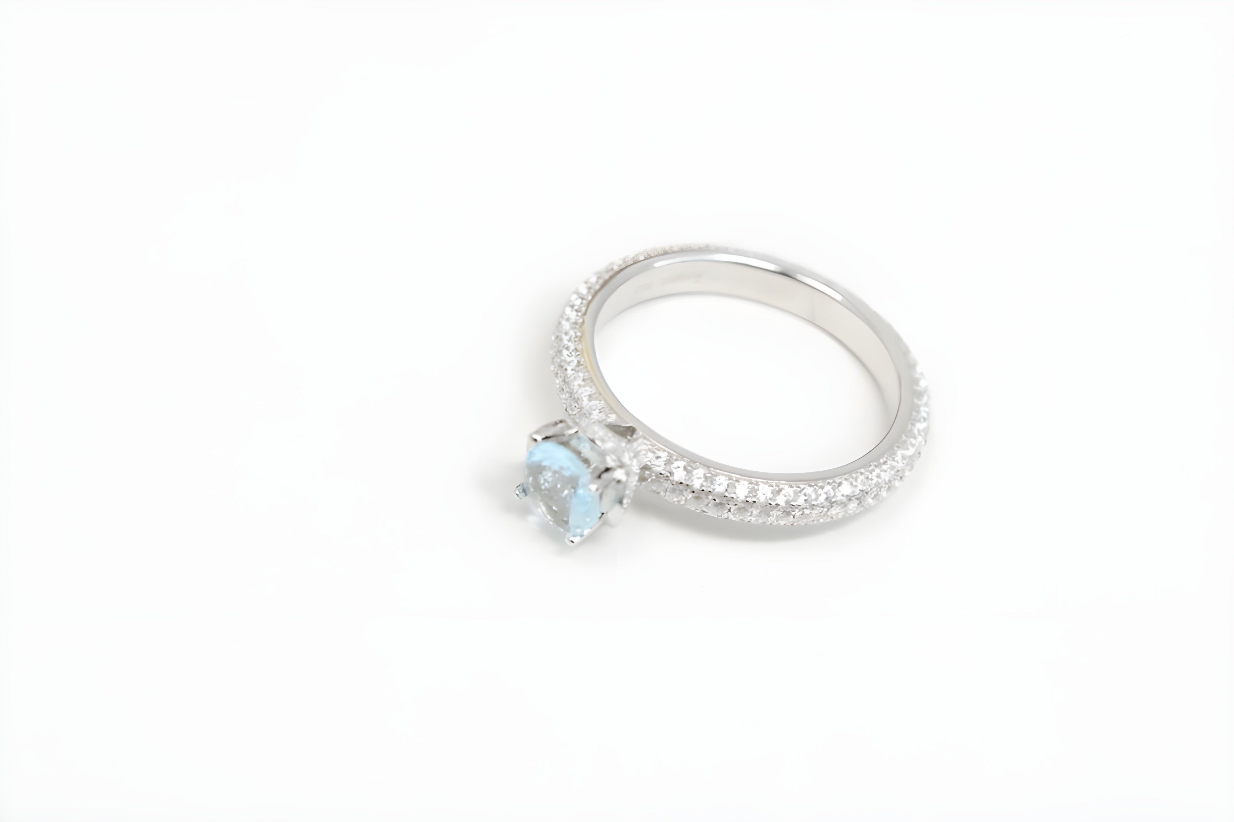 Celestial Sparkle Sterling Silver VeeLux Premium Crystal Ring