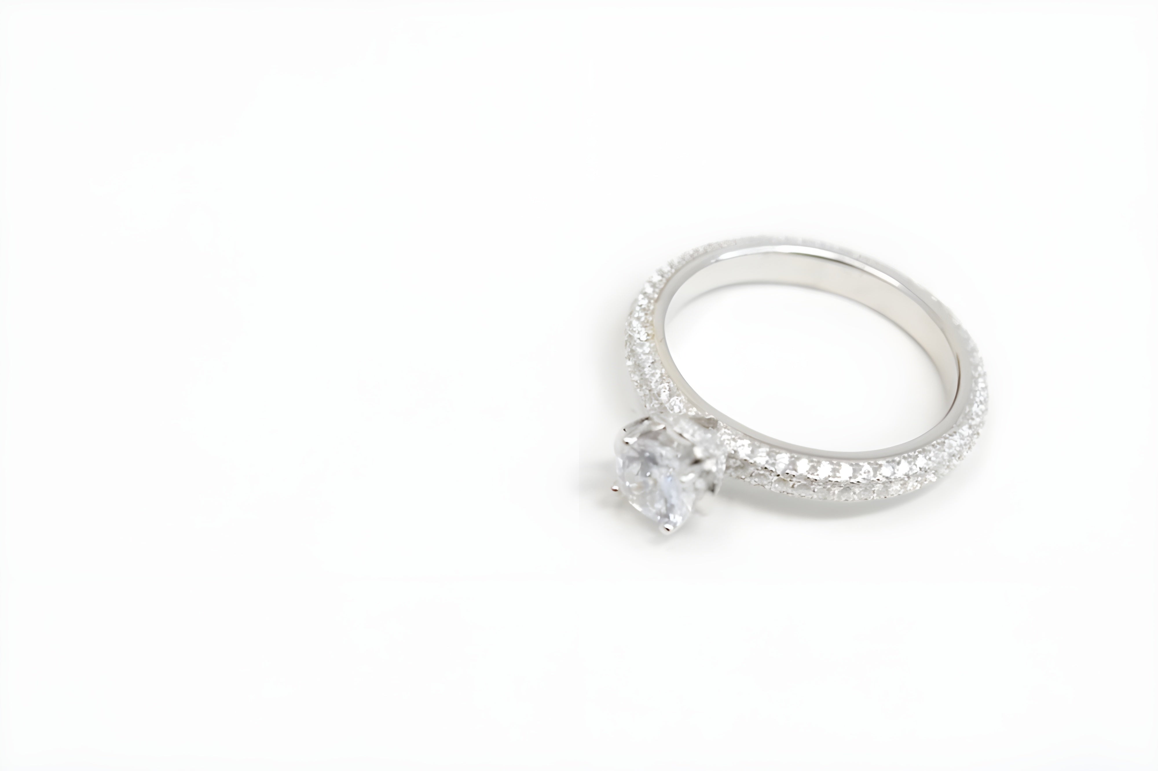Celestial Sparkle Sterling Silver VeeLux Premium Crystal Ring