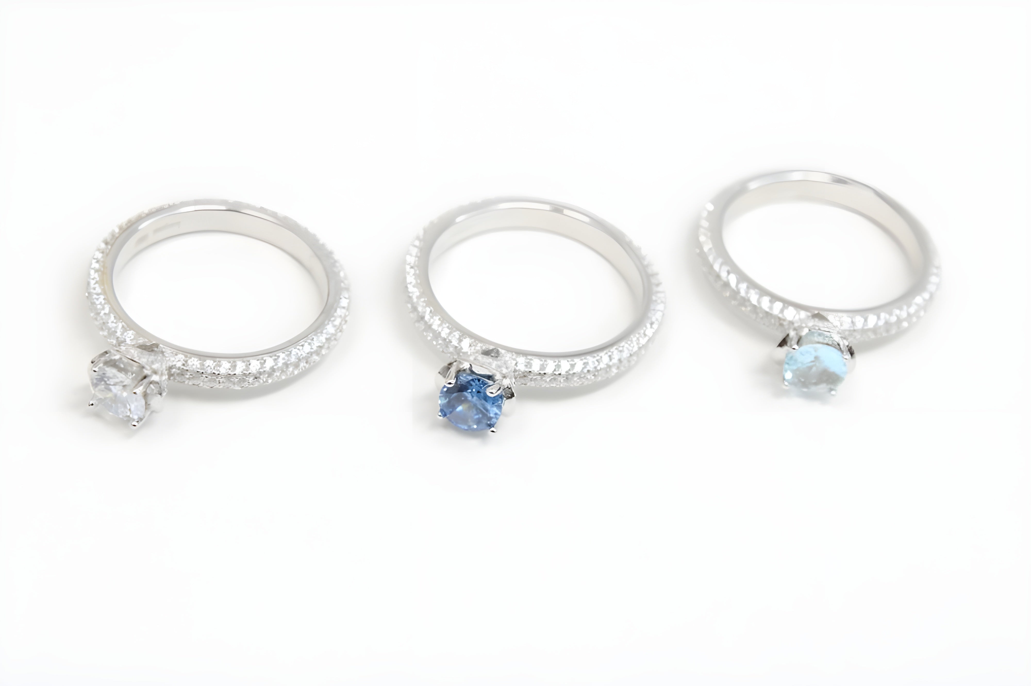 Celestial Sparkle Sterling Silver VeeLux Premium Crystal Ring