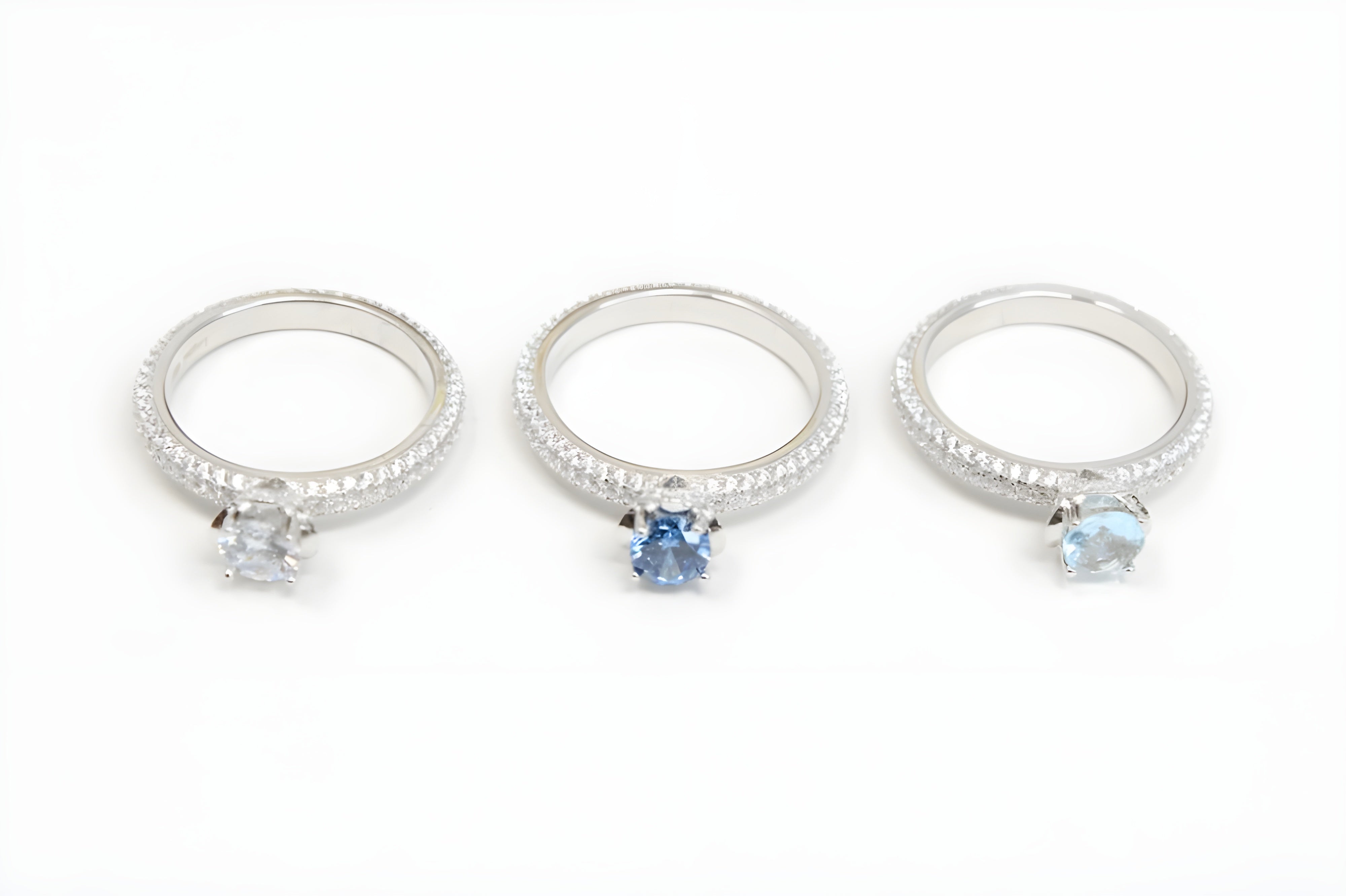 Celestial Sparkle Sterling Silver VeeLux Premium Crystal Ring