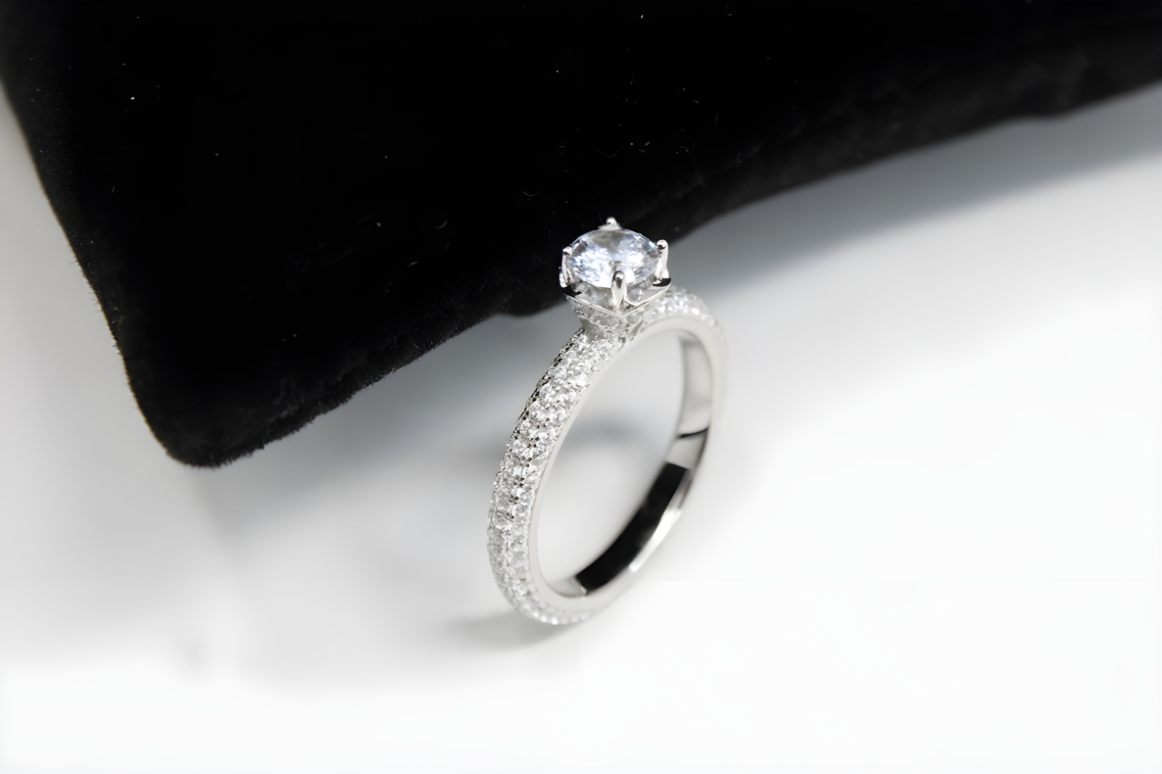 Celestial Sparkle Sterling Silver VeeLux Premium Crystal Ring