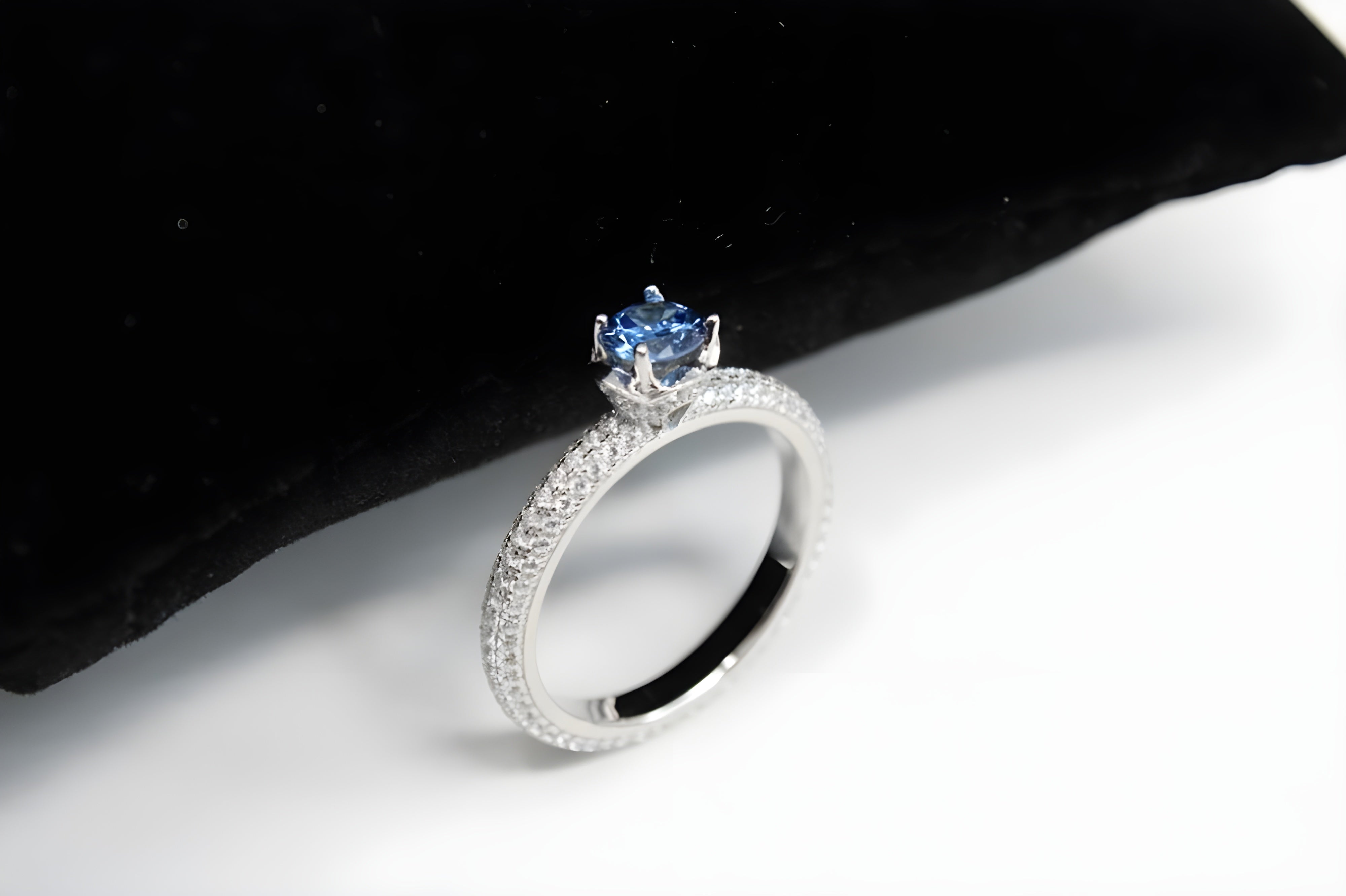 Celestial Sparkle Sterling Silver VeeLux Premium Crystal Ring