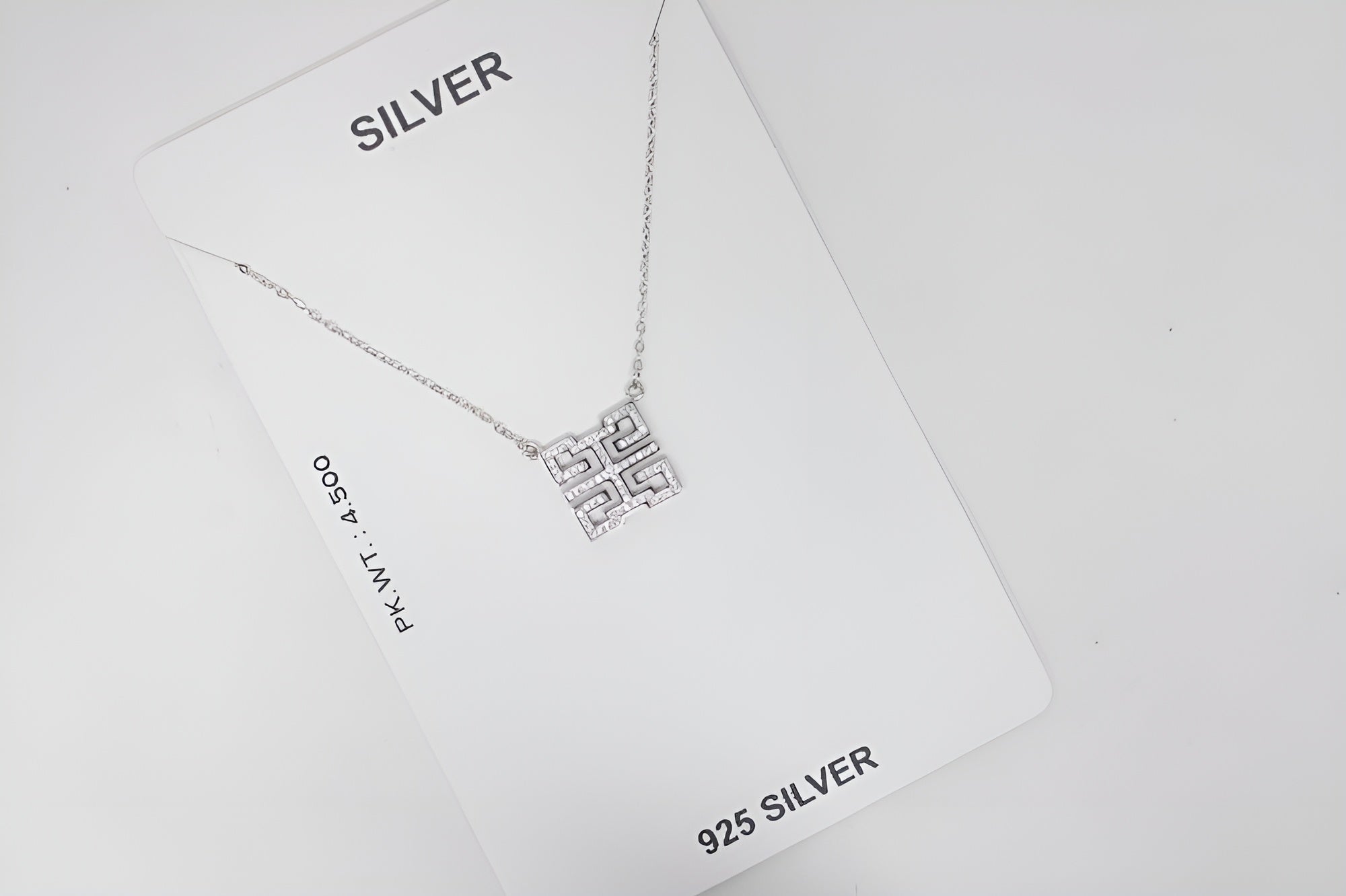 Contemporary VeeLux Crystal Geometric Pendant