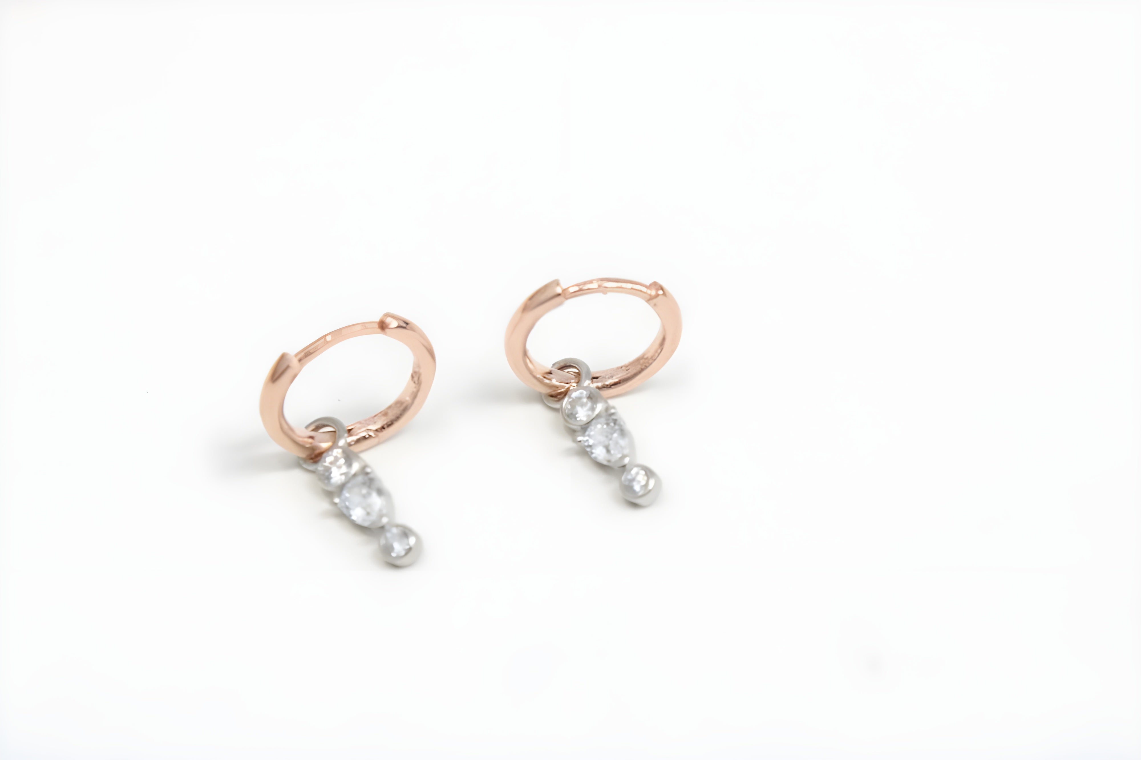 Golden Glow 92.5 Sterling Silver with Copper Gold Earrings