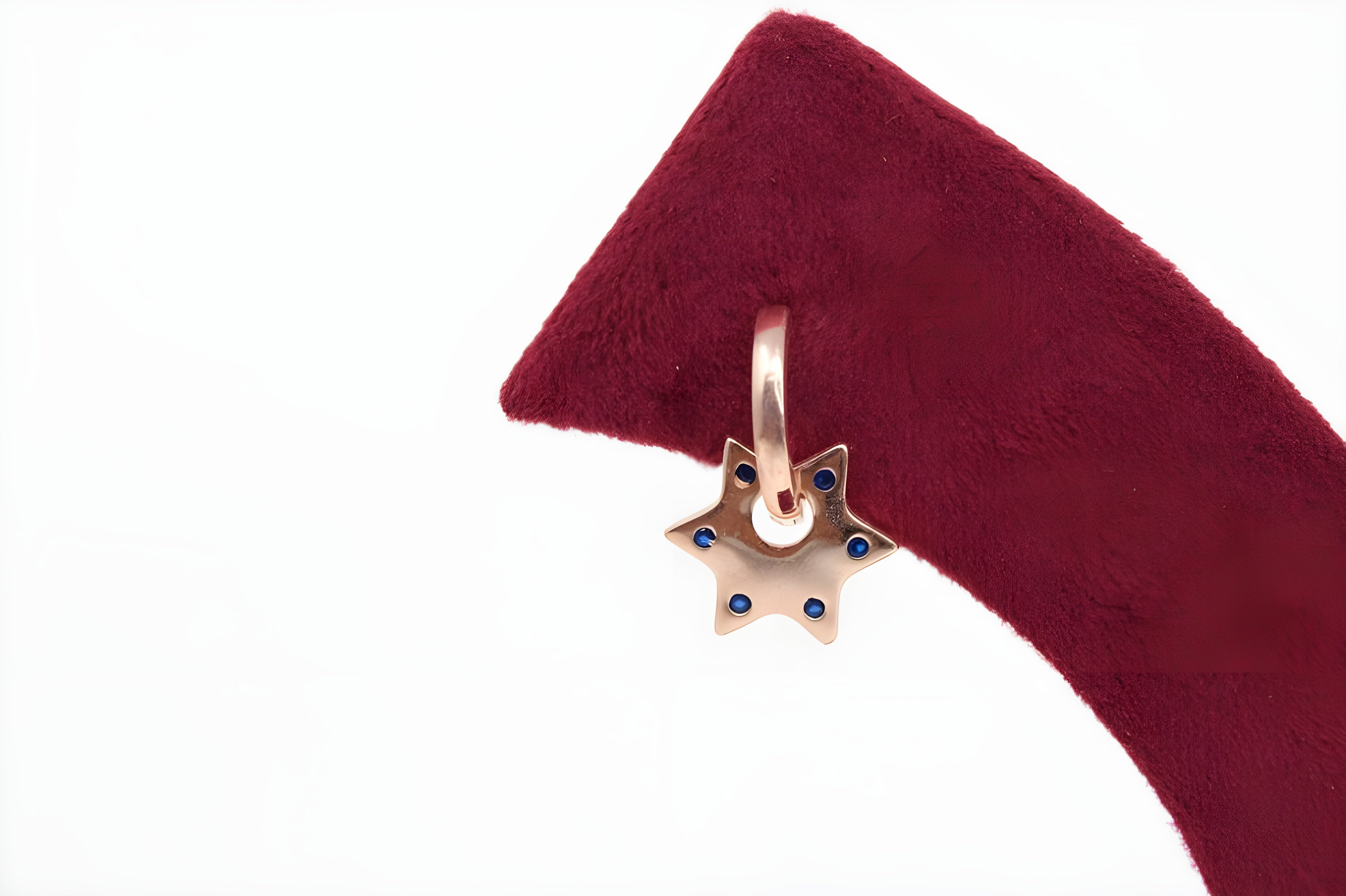 Azure Dream 92.5 Sterling Silver with Copper Gold Blue Earrings