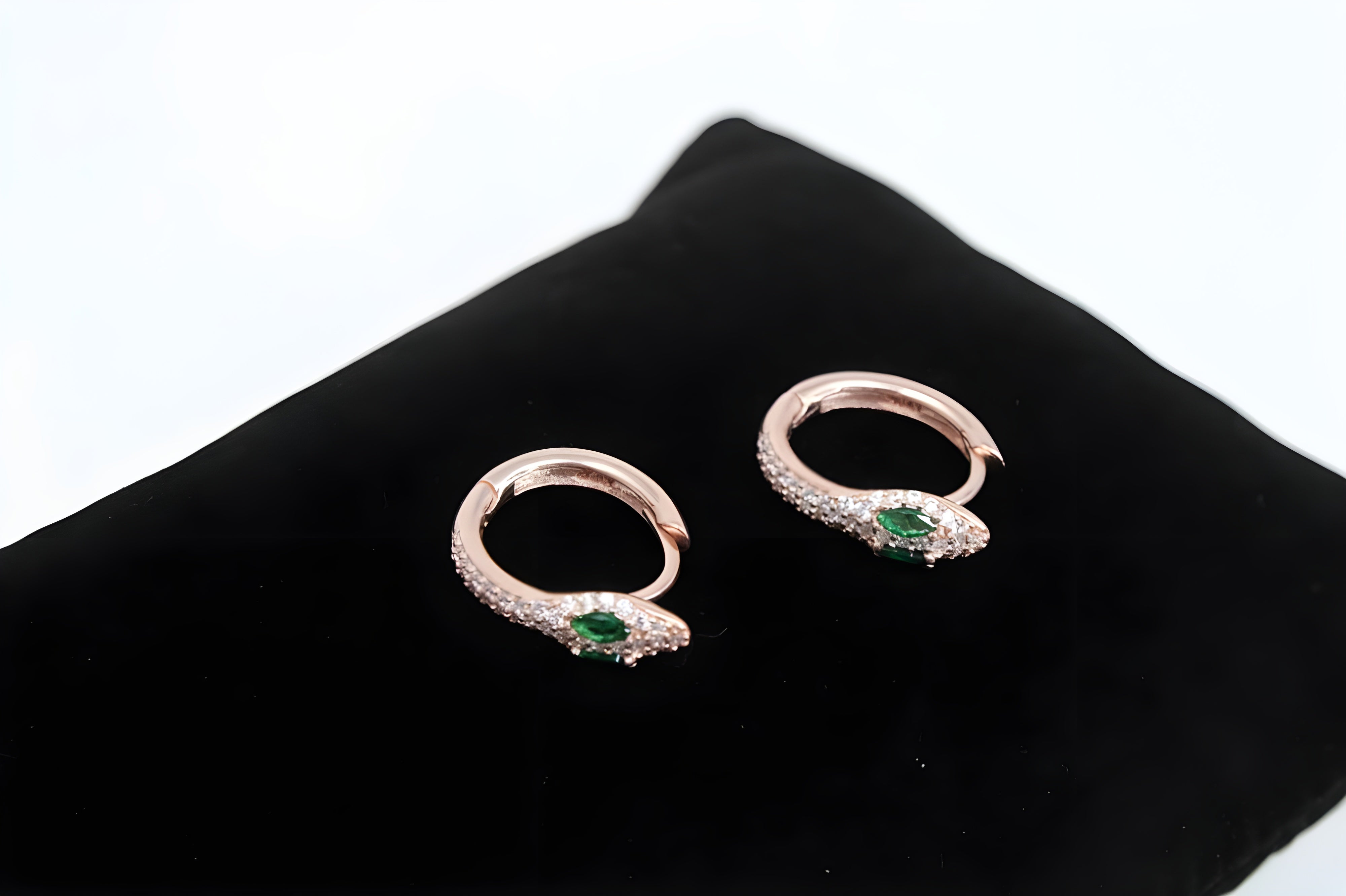 Golden Aura 92.5 Sterling Silver with Copper Gold Earrings