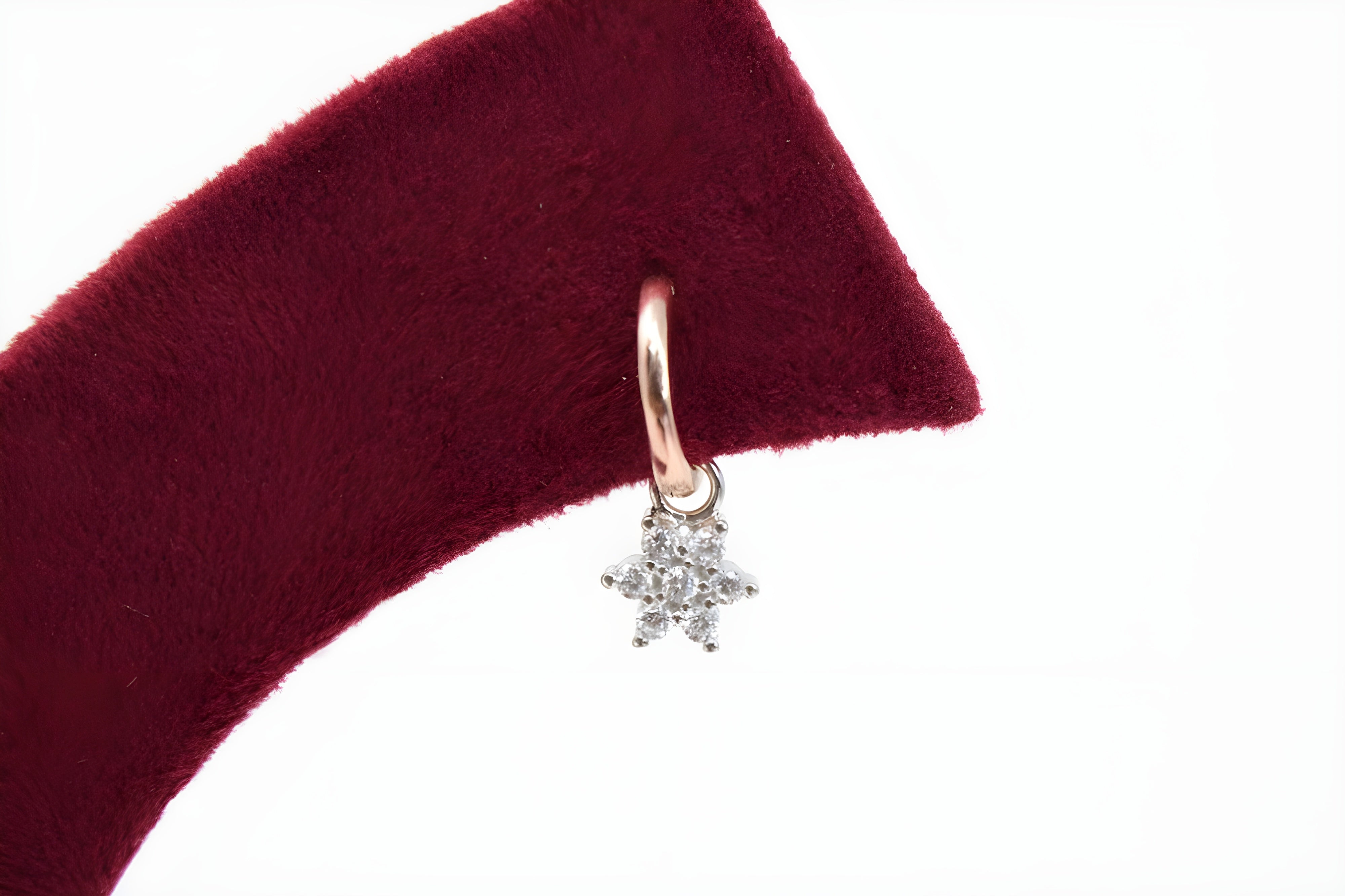 92.5 Sterling Silver Gilded Grace with Copper Gold Sleek Earring