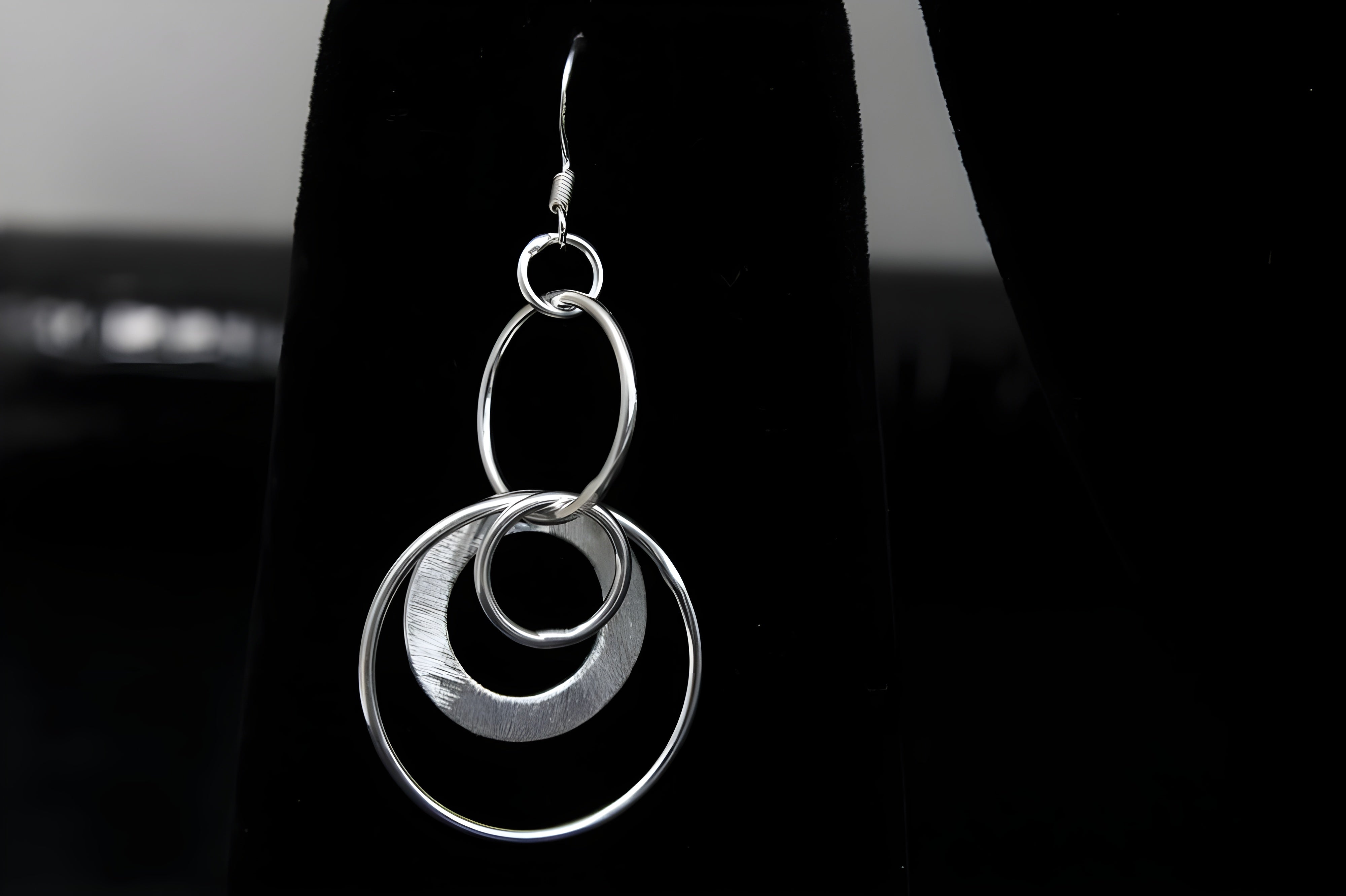 Sterling Silver Artistic Flourish Earrings